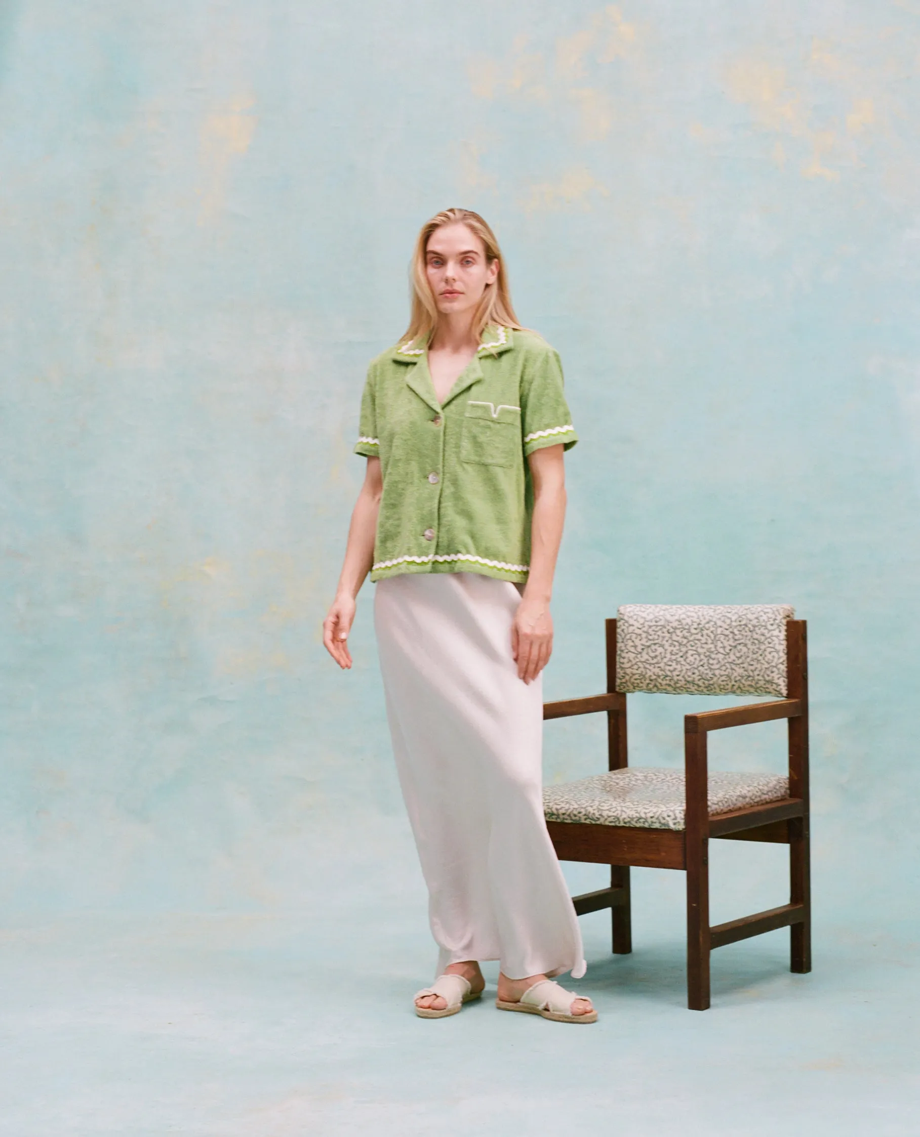 'Rick Rack' Cabana ~ Crop Cut (Green) sold by Tombolo product image thumbnail 5