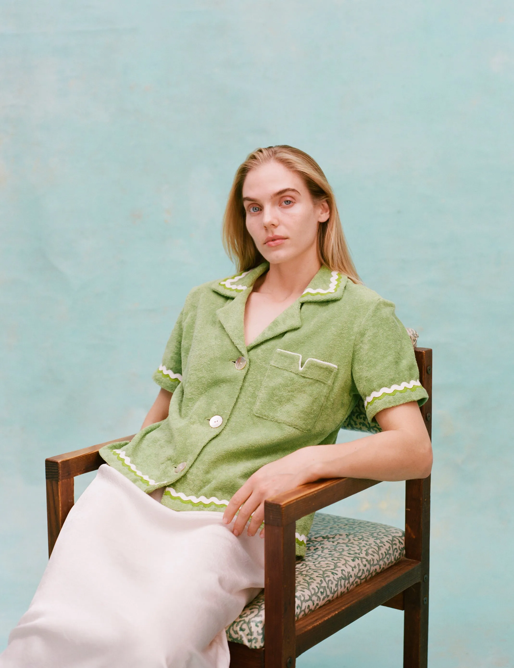 'Rick Rack' Cabana ~ Crop Cut (Green) sold by Tombolo product image thumbnail 3