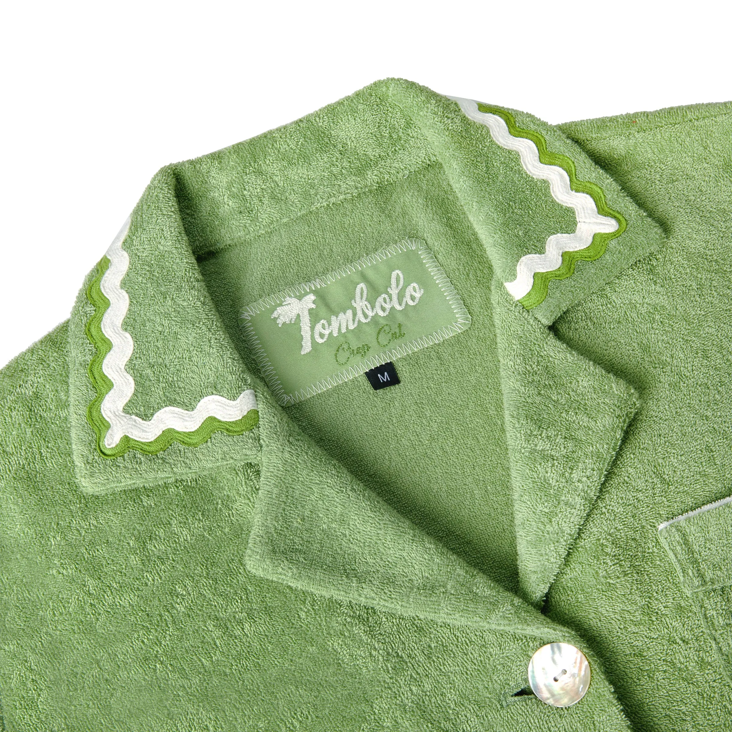 'Rick Rack' Cabana ~ Crop Cut (Green) sold by Tombolo product image thumbnail 4