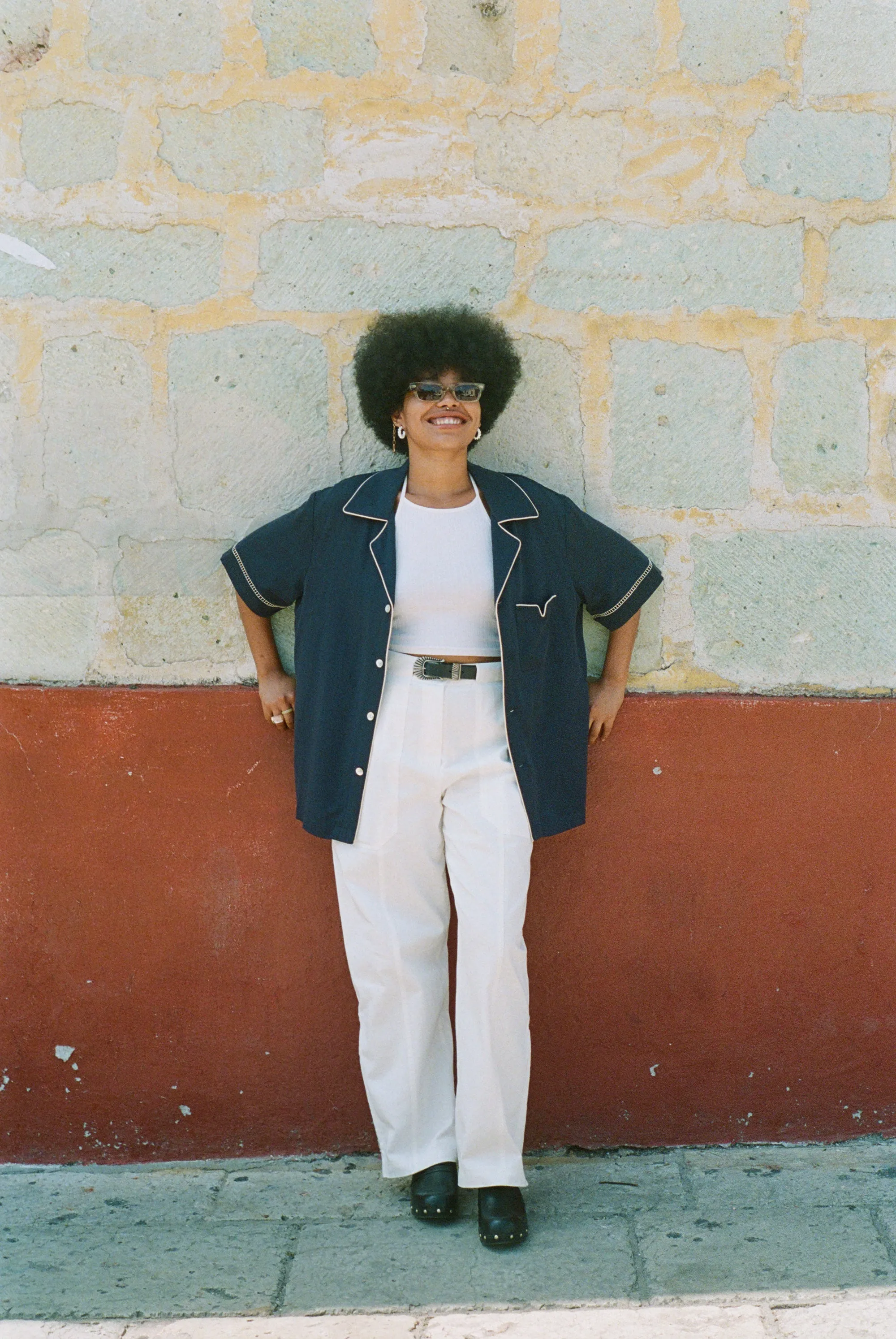 Cabrisa Shirt (Navy) sold by Tombolo product image thumbnail 3