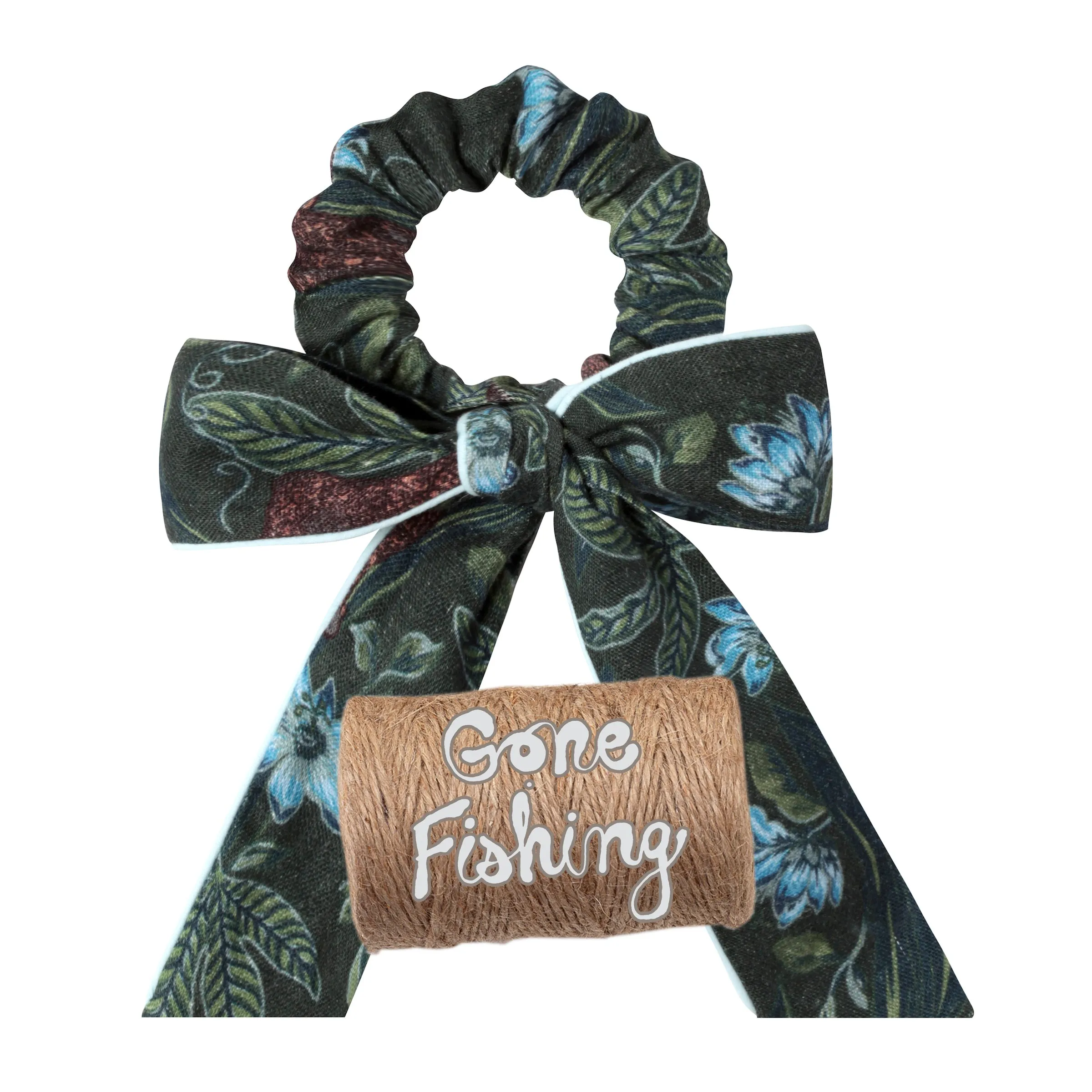 Lurking Jaguar - Scrunchie (Green) sold by Tombolo