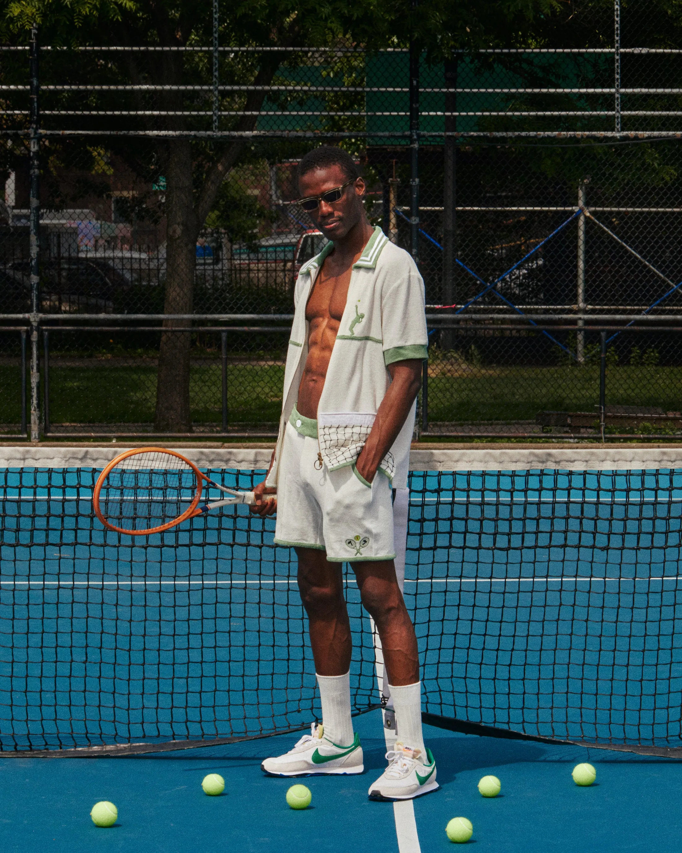'Fault One' Tennis Cabana Shorts sold by Tombolo product image thumbnail 5