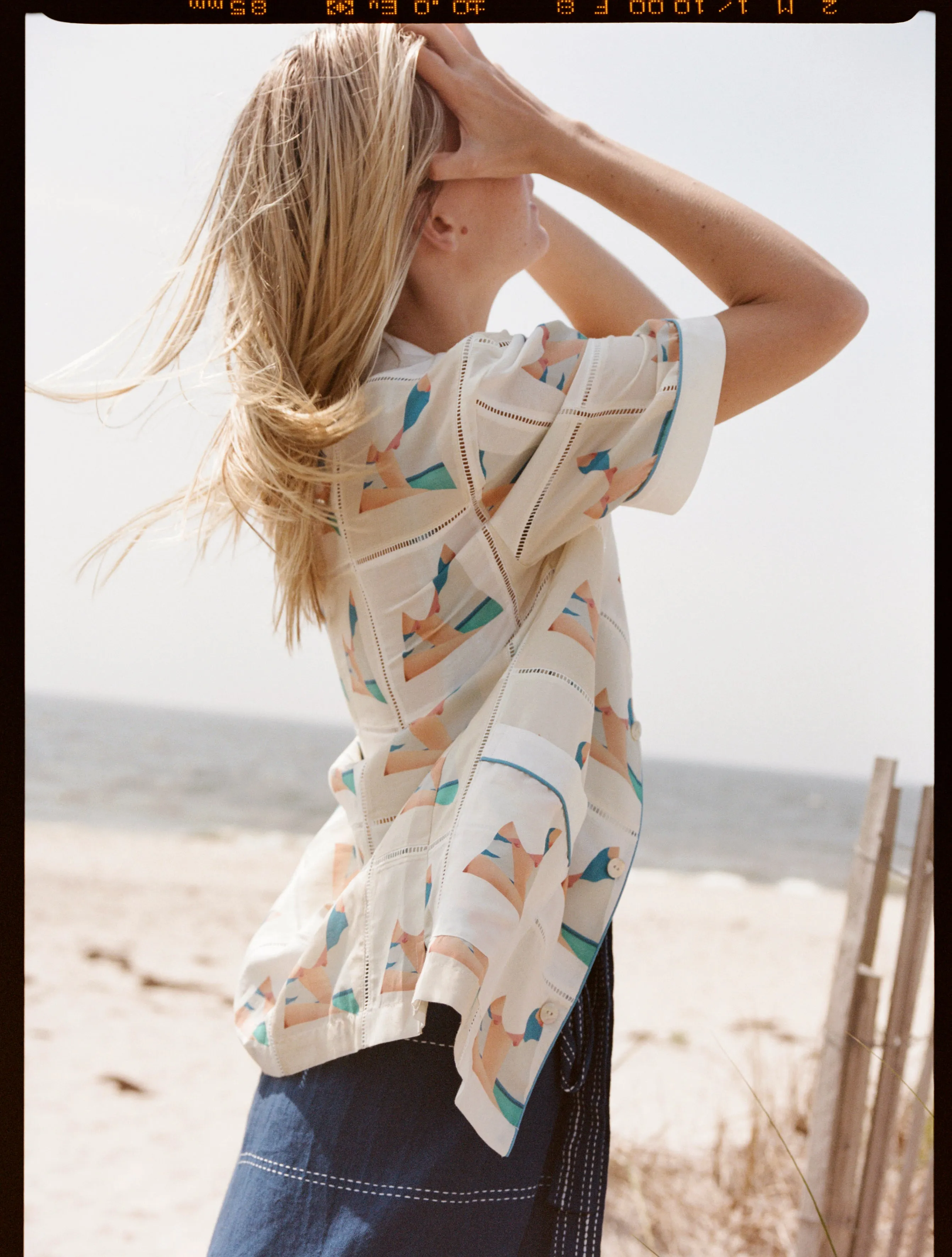 ‘Tom Wesselmann - Seascape Drop-Out’ Patchwork (Silk & Cotton Twill) sold by Tombolo product image thumbnail 5