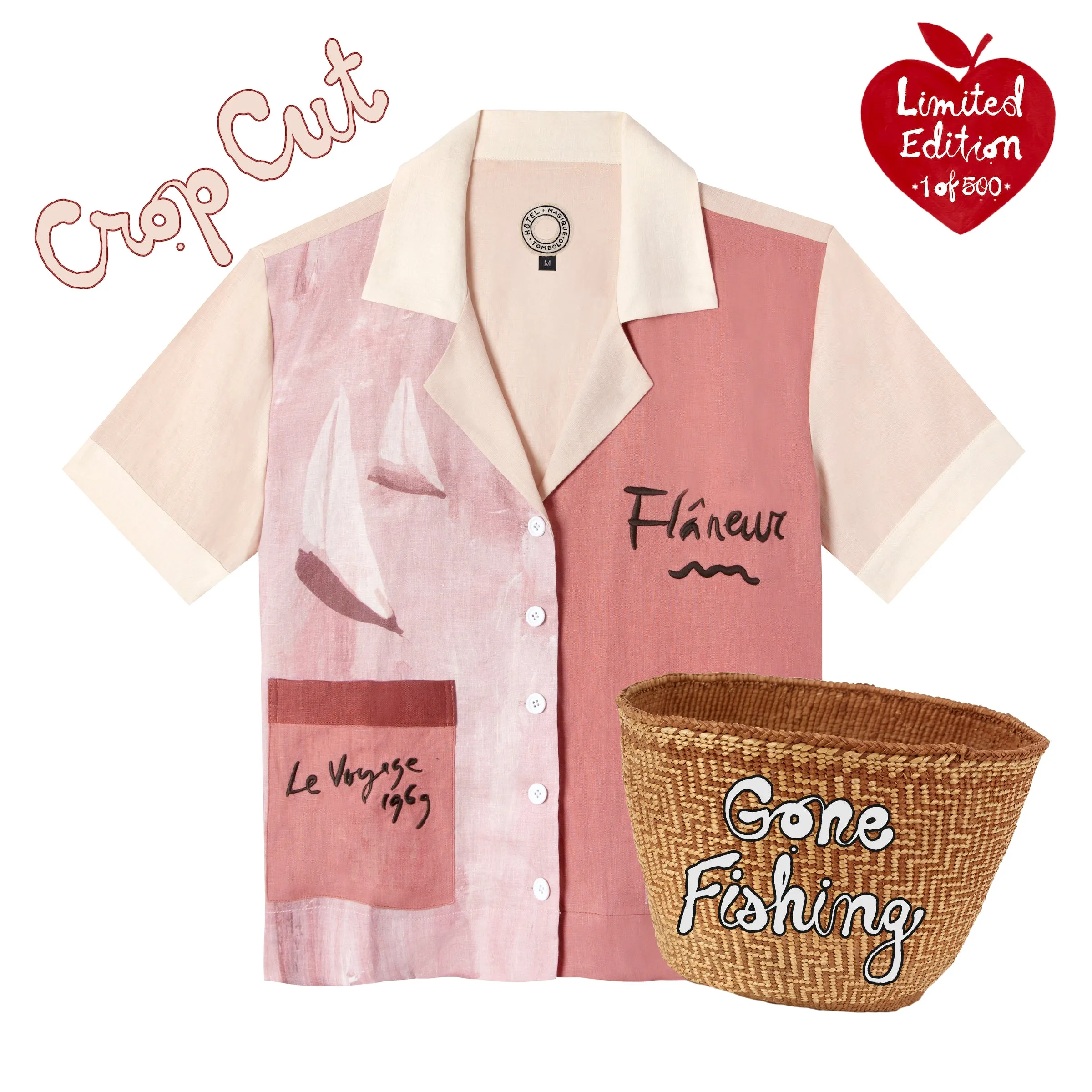 'Lay Lines' Cabana x Hôtel Magique ~ Crop Cut sold by Tombolo