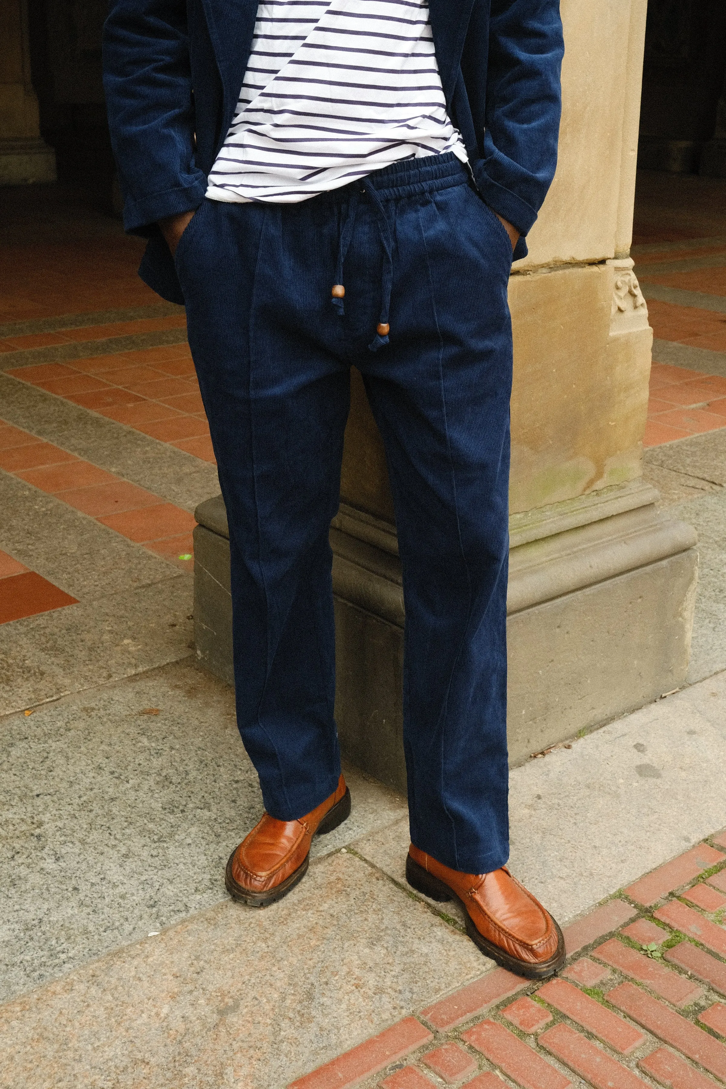 Easy-Going Pants (Navy Corduroy) sold by Tombolo product image thumbnail 2