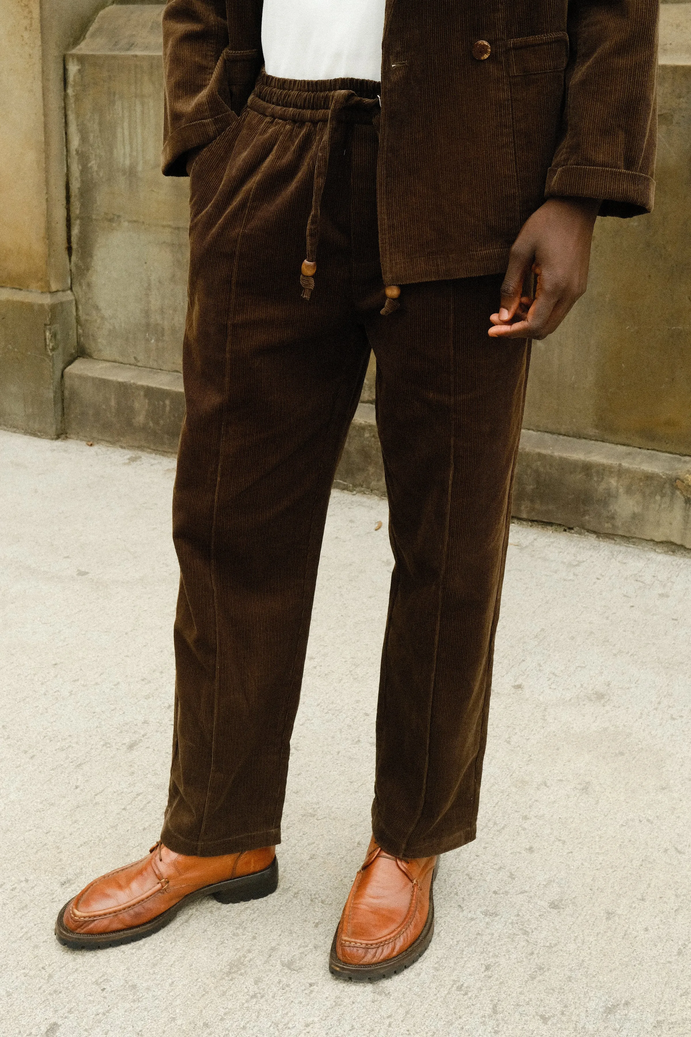 Easy-Going Pants (Brown Corduroy) sold by Tombolo product image thumbnail 2