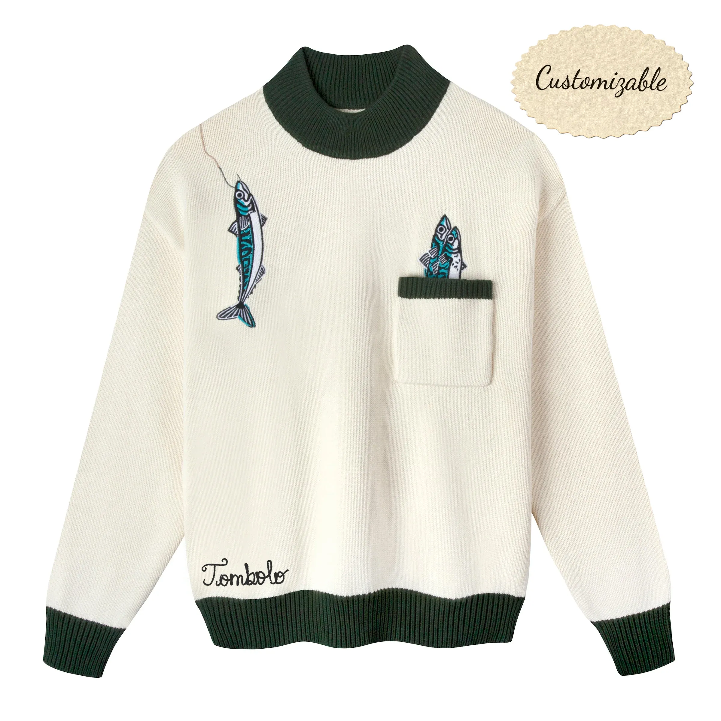 Customizable 'Angler' Sweater sold by Tombolo