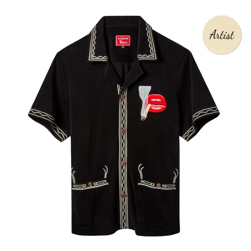 'Tom Wesselmann - Smoker #1' Cabana (Black) sold by Tombolo