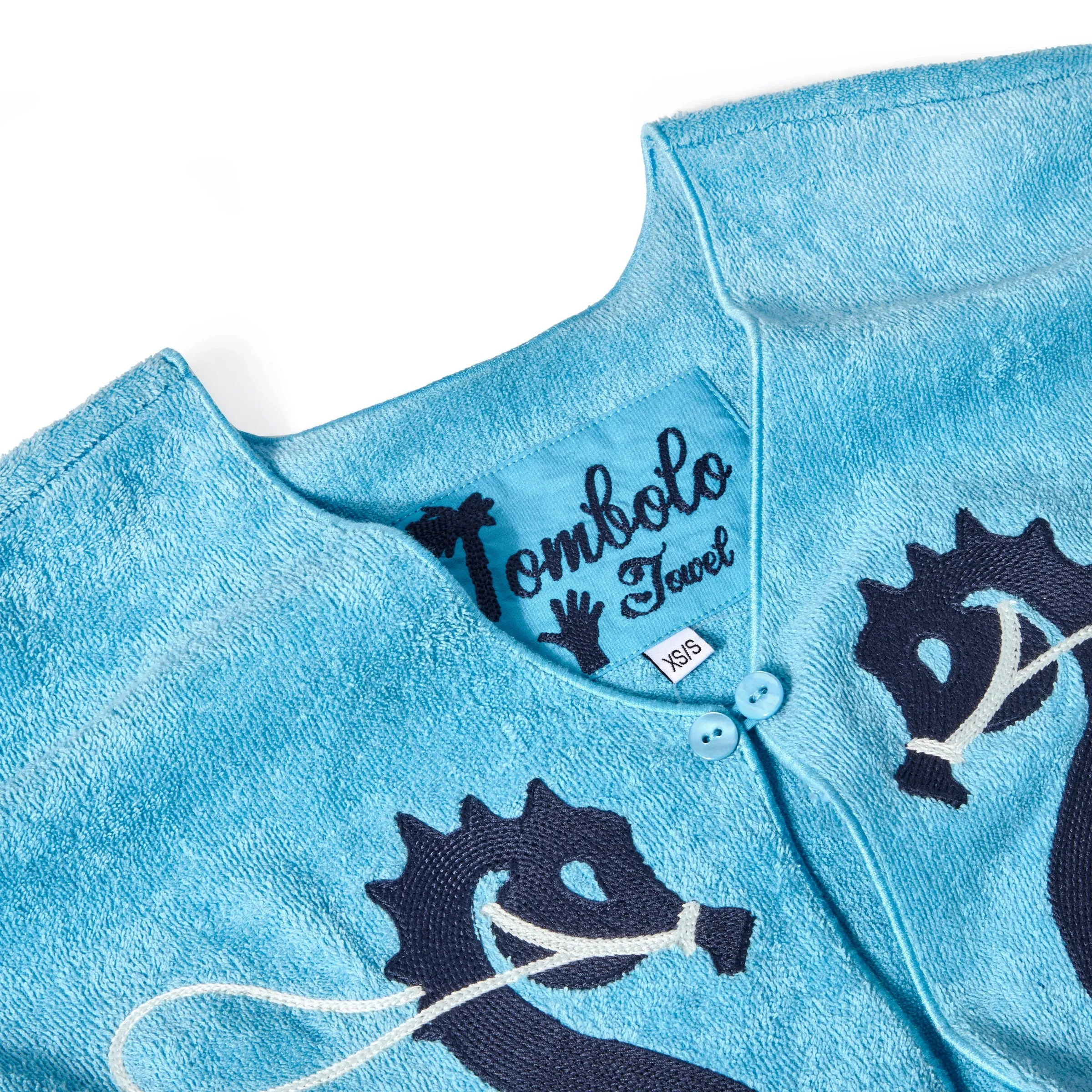 'Straight From the Seahorse’s Mouth' Hand Towel Top sold by Tombolo product image thumbnail 2