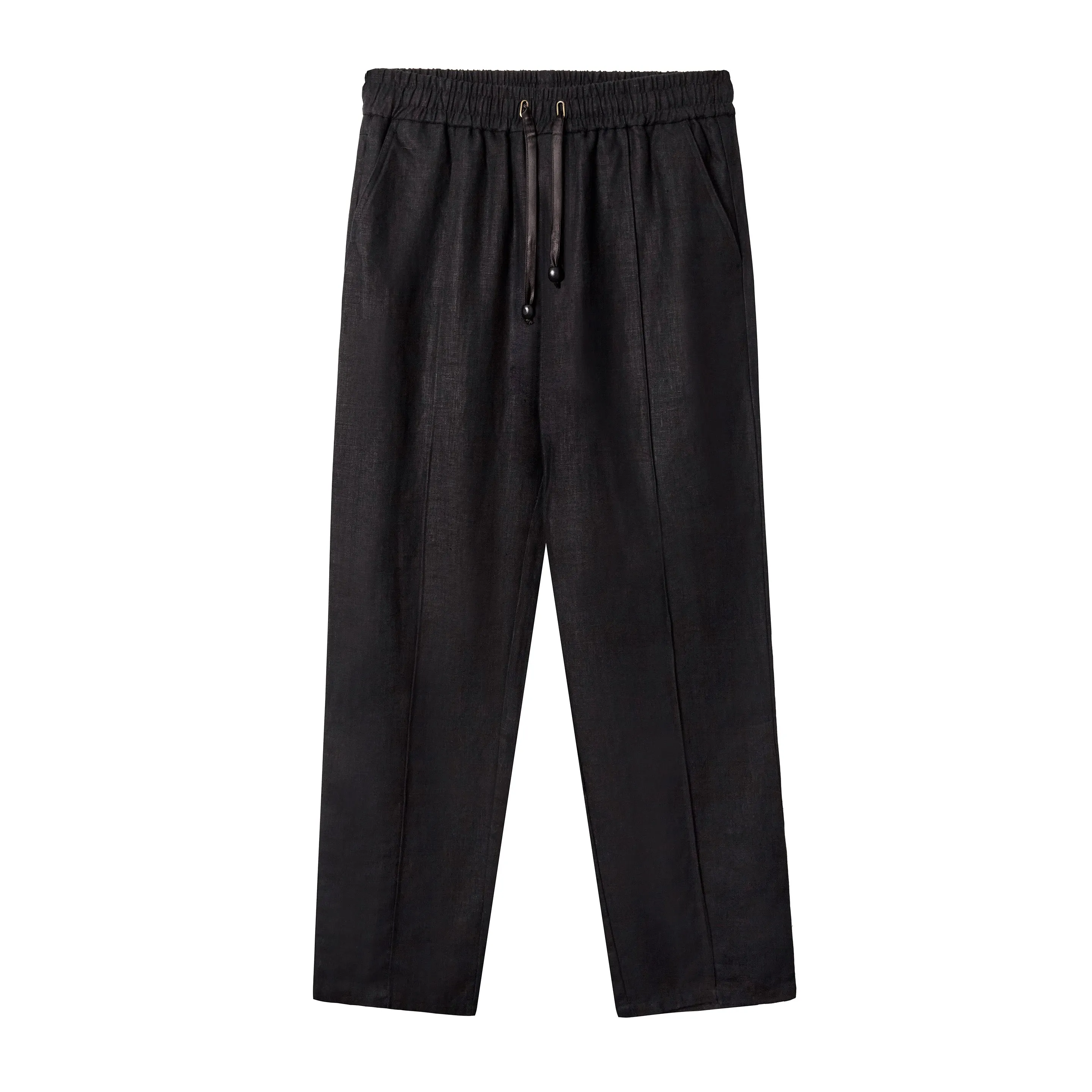 Easy-Going Pants (Black Linen) sold by Tombolo