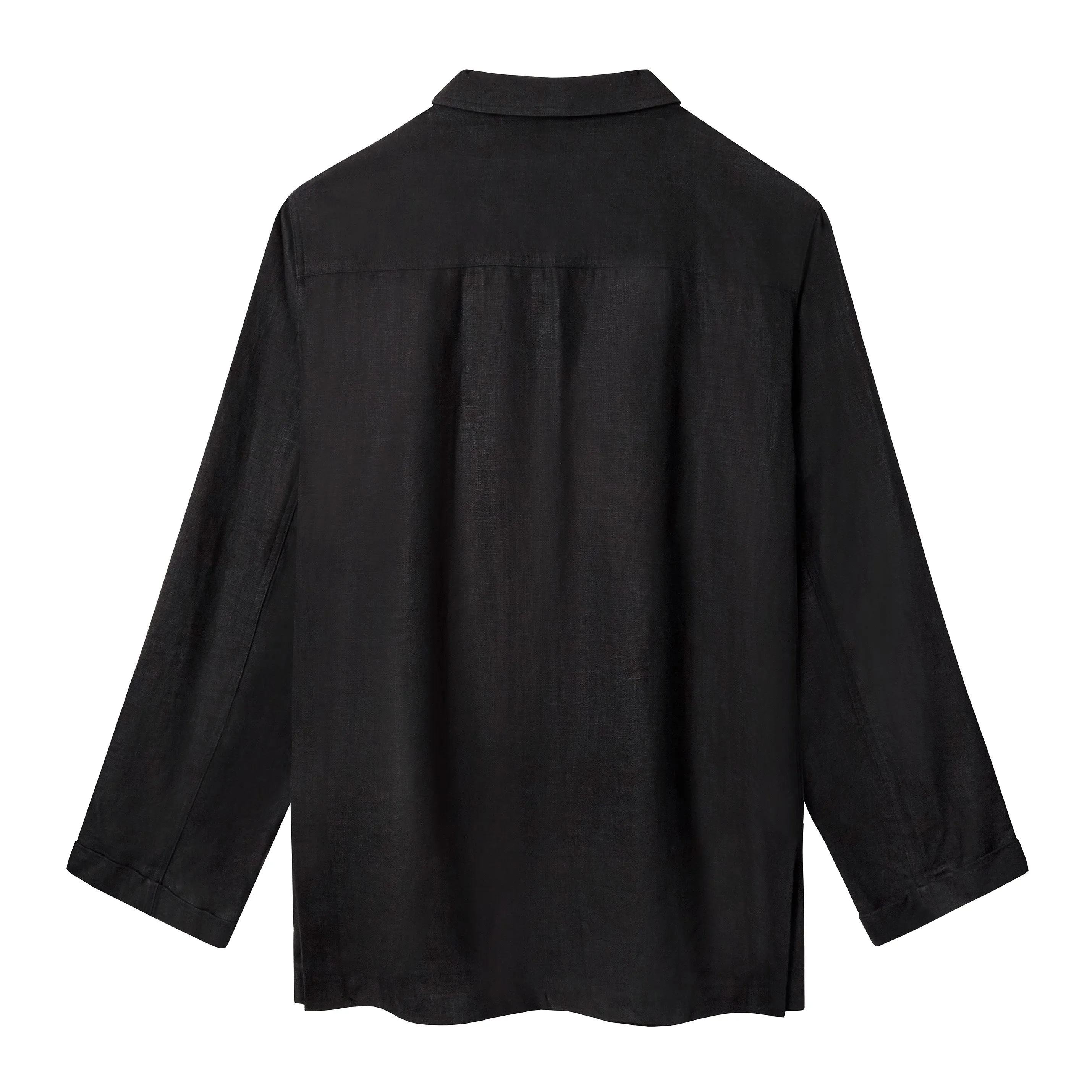 Easy-Going Tuxedo Jacket (Black Linen) sold by Tombolo product image thumbnail 2