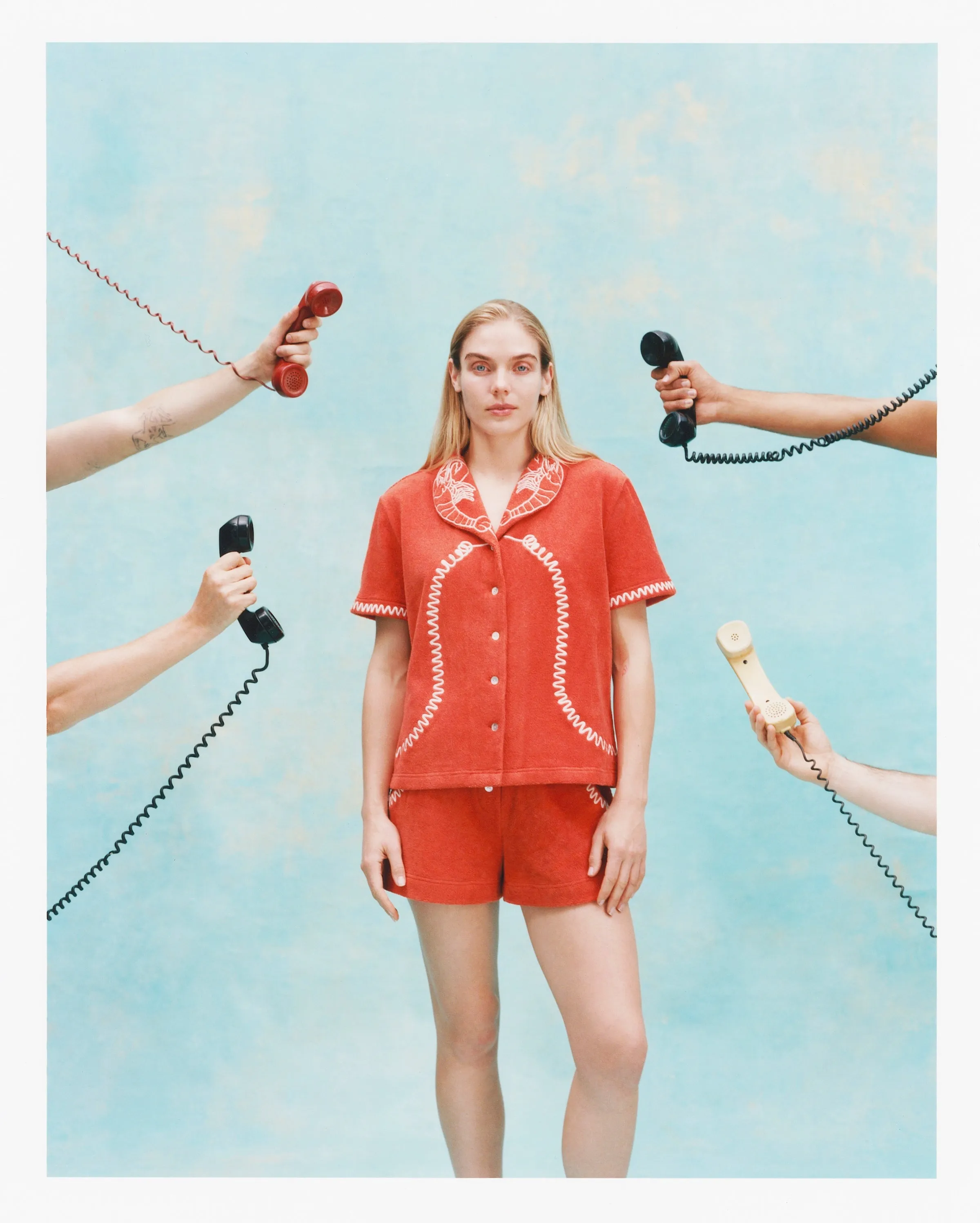 'Lobster Landline' Cabana ~ Crop Cut sold by Tombolo product image thumbnail 2