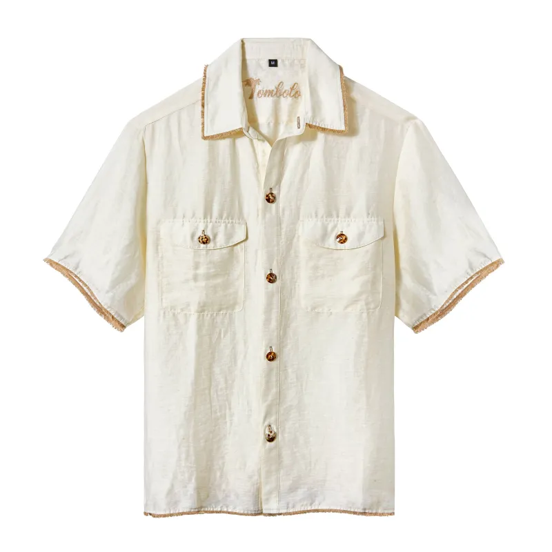 'Tiger Shell' Resort Shirt sold by Tombolo