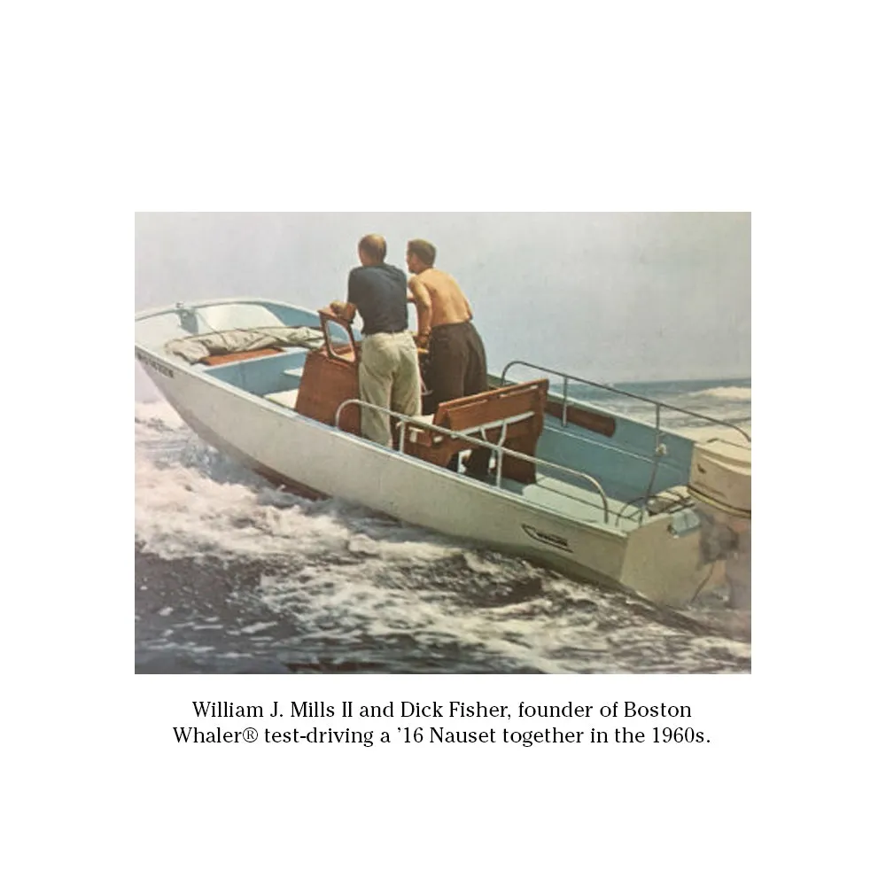 'Boston Whaler' Wm. J. Mills & Co. Zip Tote (Navy) sold by Tombolo product image thumbnail 5