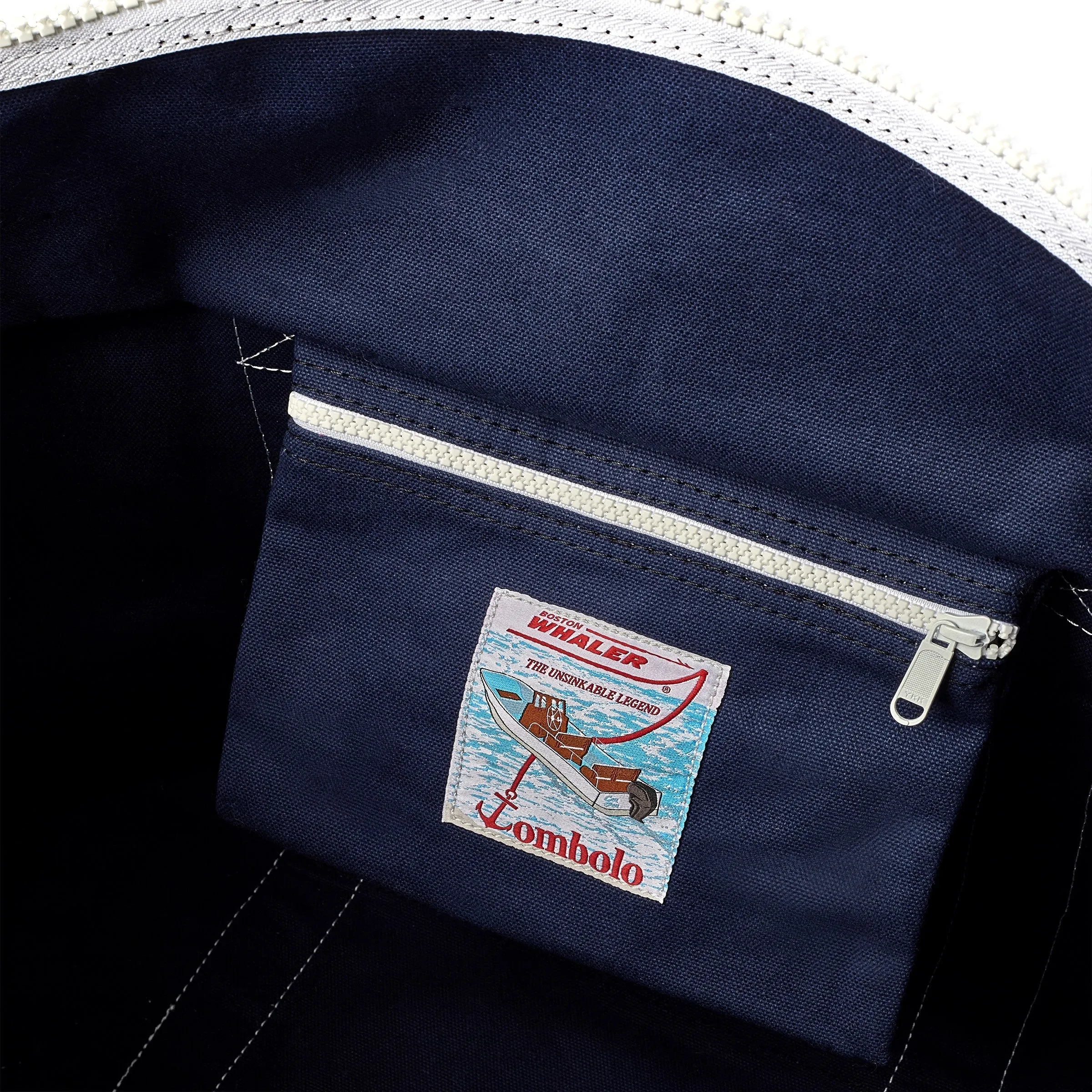 'Boston Whaler' Wm. J. Mills & Co. Zip Tote (Navy) sold by Tombolo product image thumbnail 3