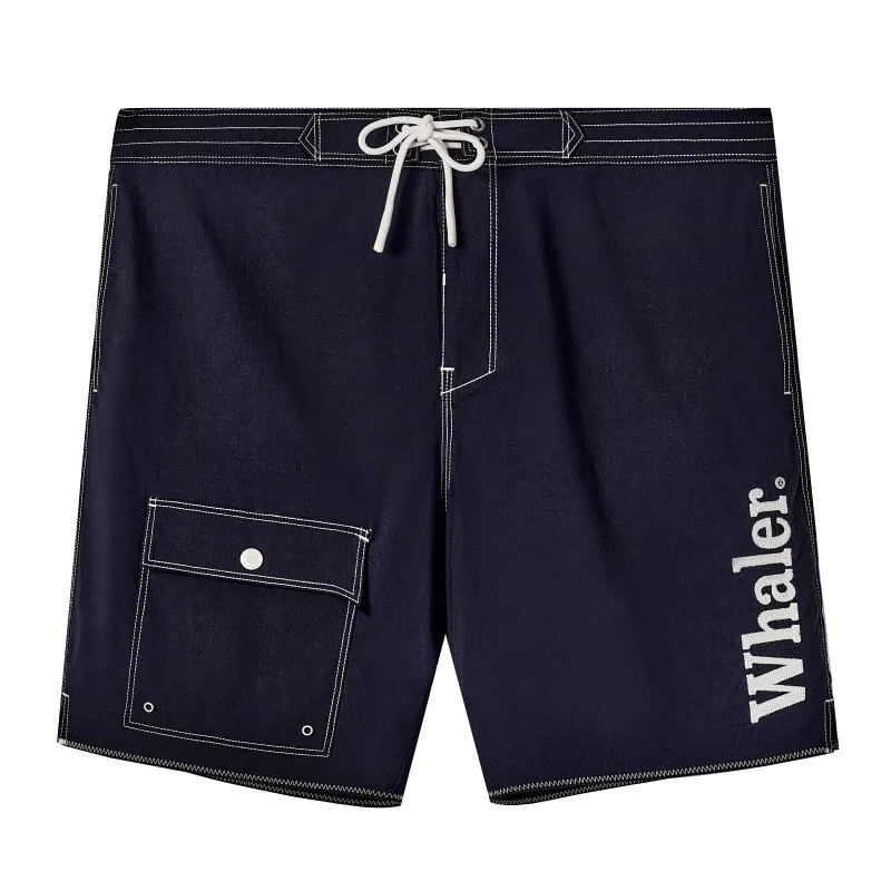 'Boston Whaler' Board Shorts (Navy) sold by Tombolo