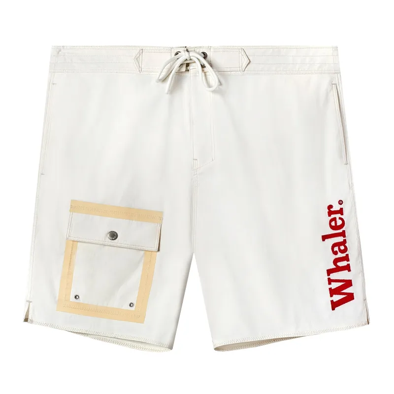'Boston Whaler' Board Shorts (White) sold by Tombolo