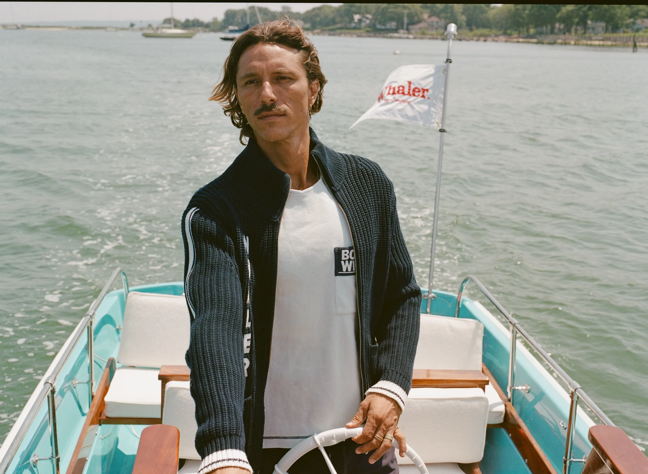 'Boston Whaler' Cardigan sold by Tombolo product image thumbnail 3