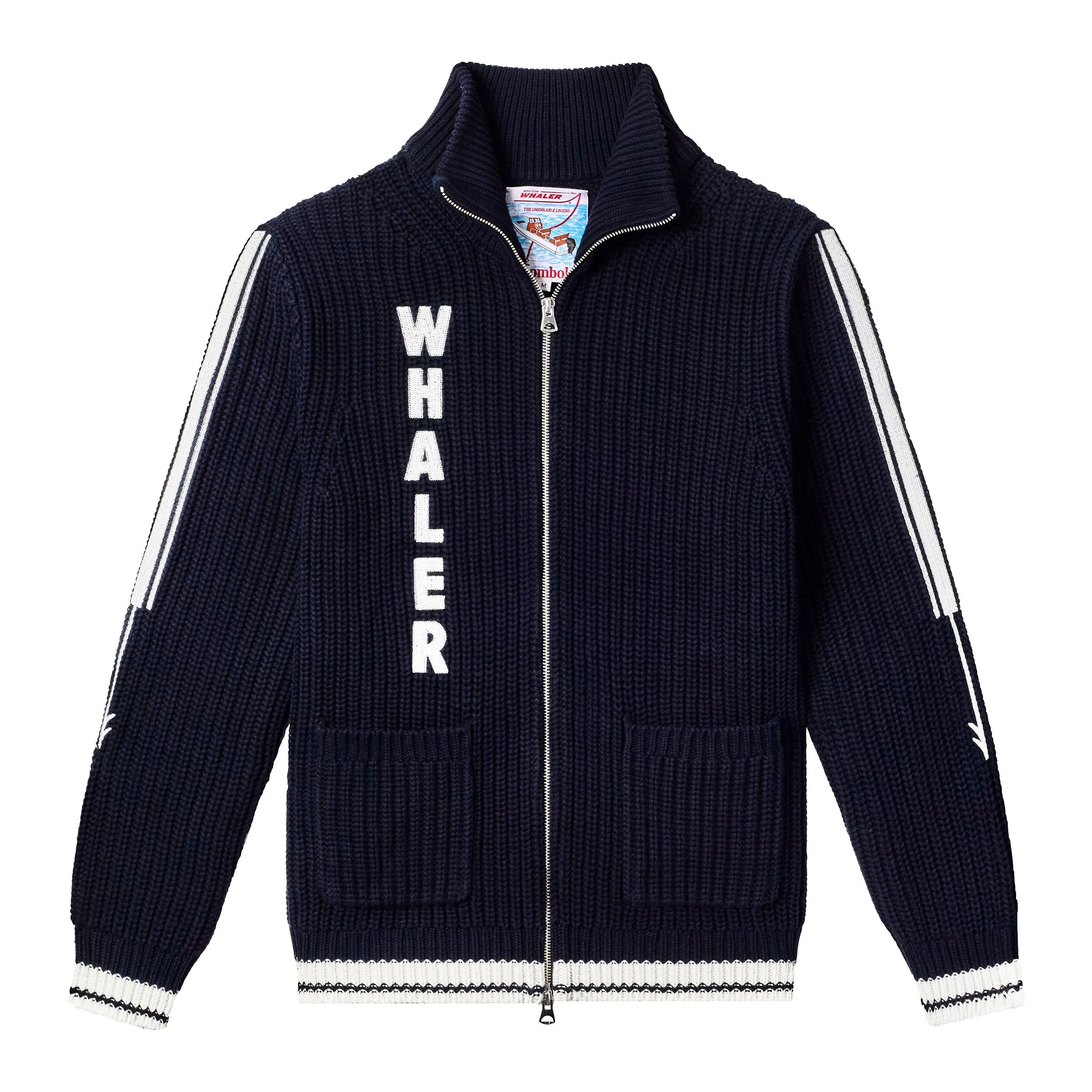 'Boston Whaler' Cardigan sold by Tombolo