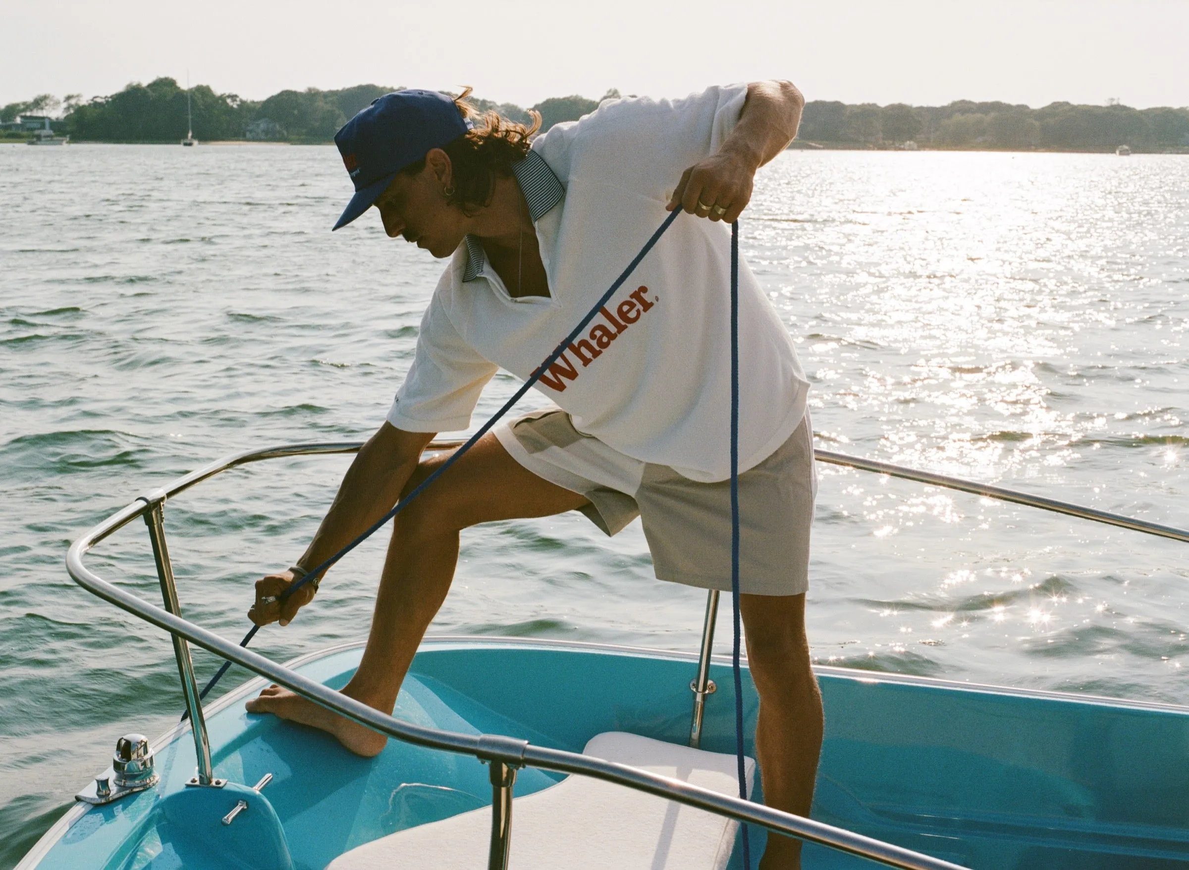 'Boston Whaler: Unsinkable Legend' 5-Panel Souvenir Cap (Blue) sold by Tombolo product image thumbnail 3