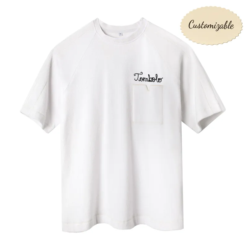 Customizable Raglan Terry Tee (White) sold by Tombolo