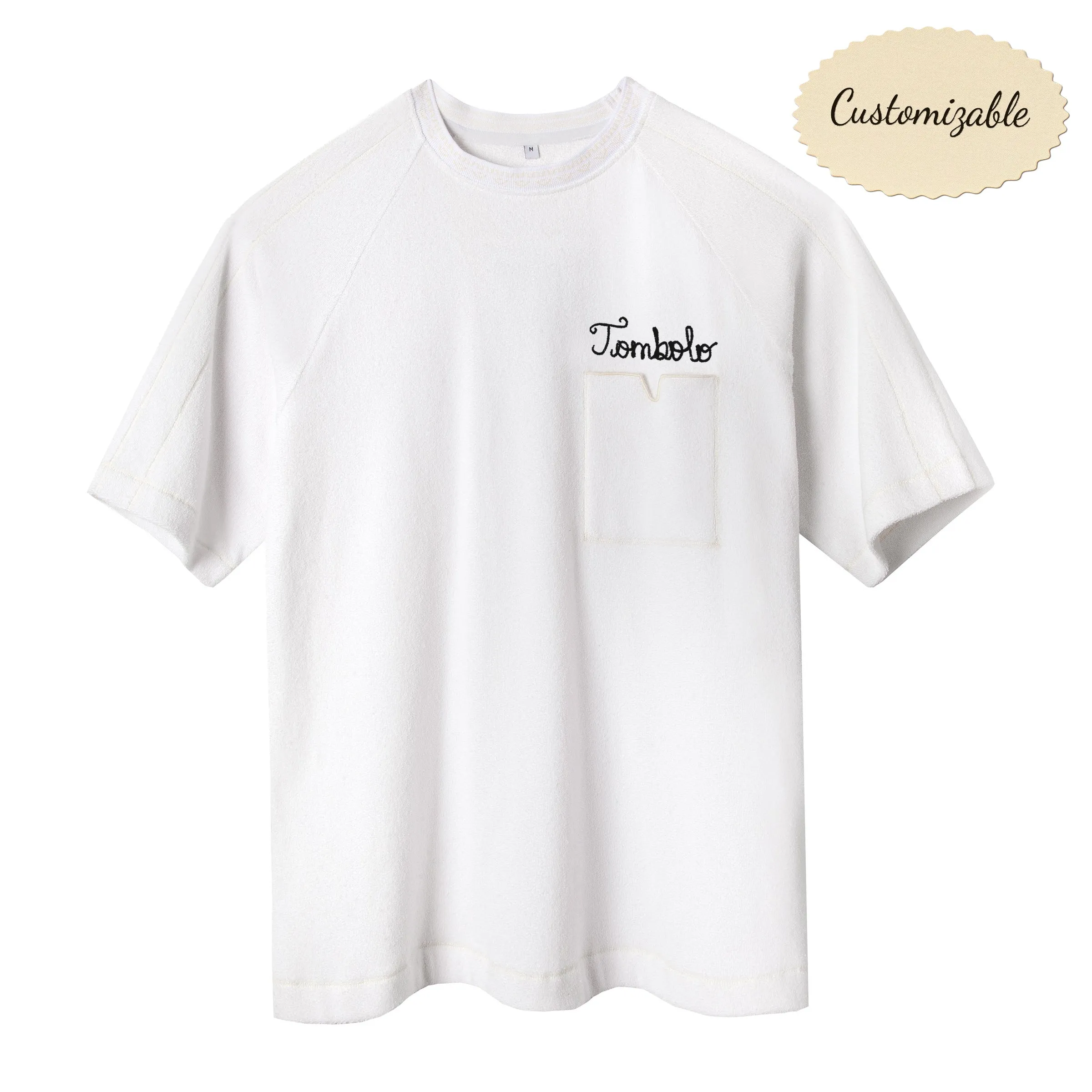 Customizable Raglan Terry Tee (White) sold by Tombolo