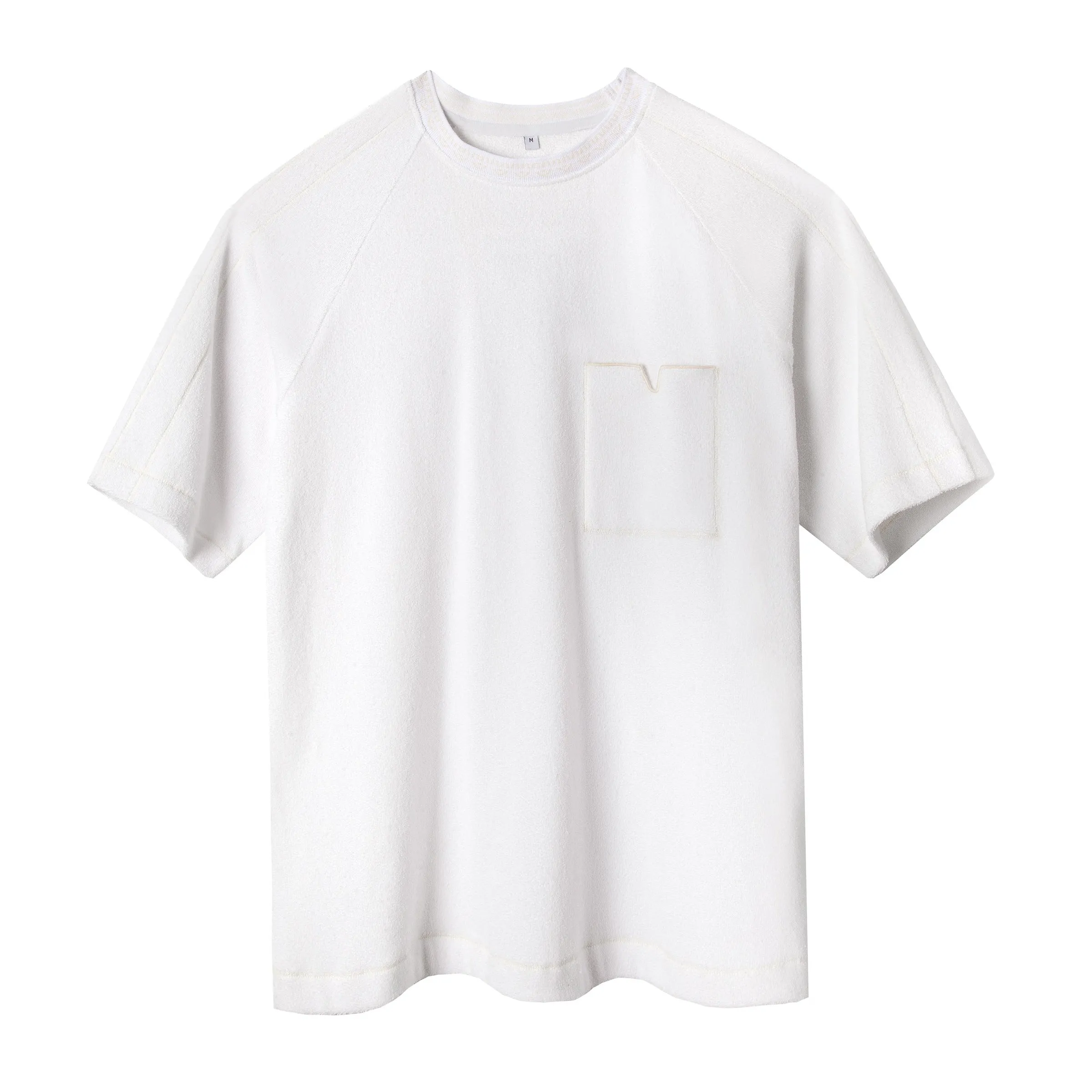 Customizable Raglan Terry Tee (White) sold by Tombolo product image thumbnail 4