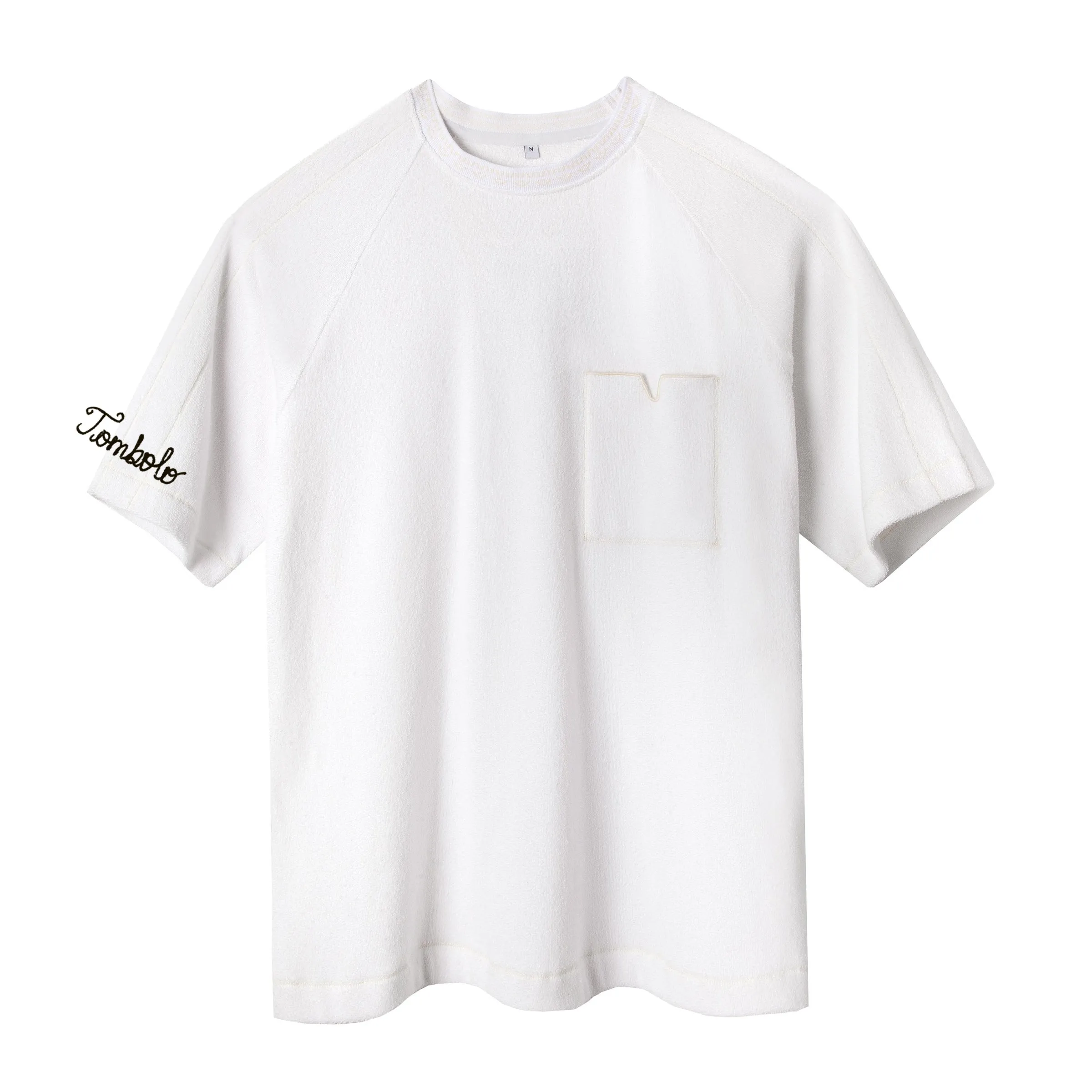 Customizable Raglan Terry Tee (White) sold by Tombolo product image thumbnail 3