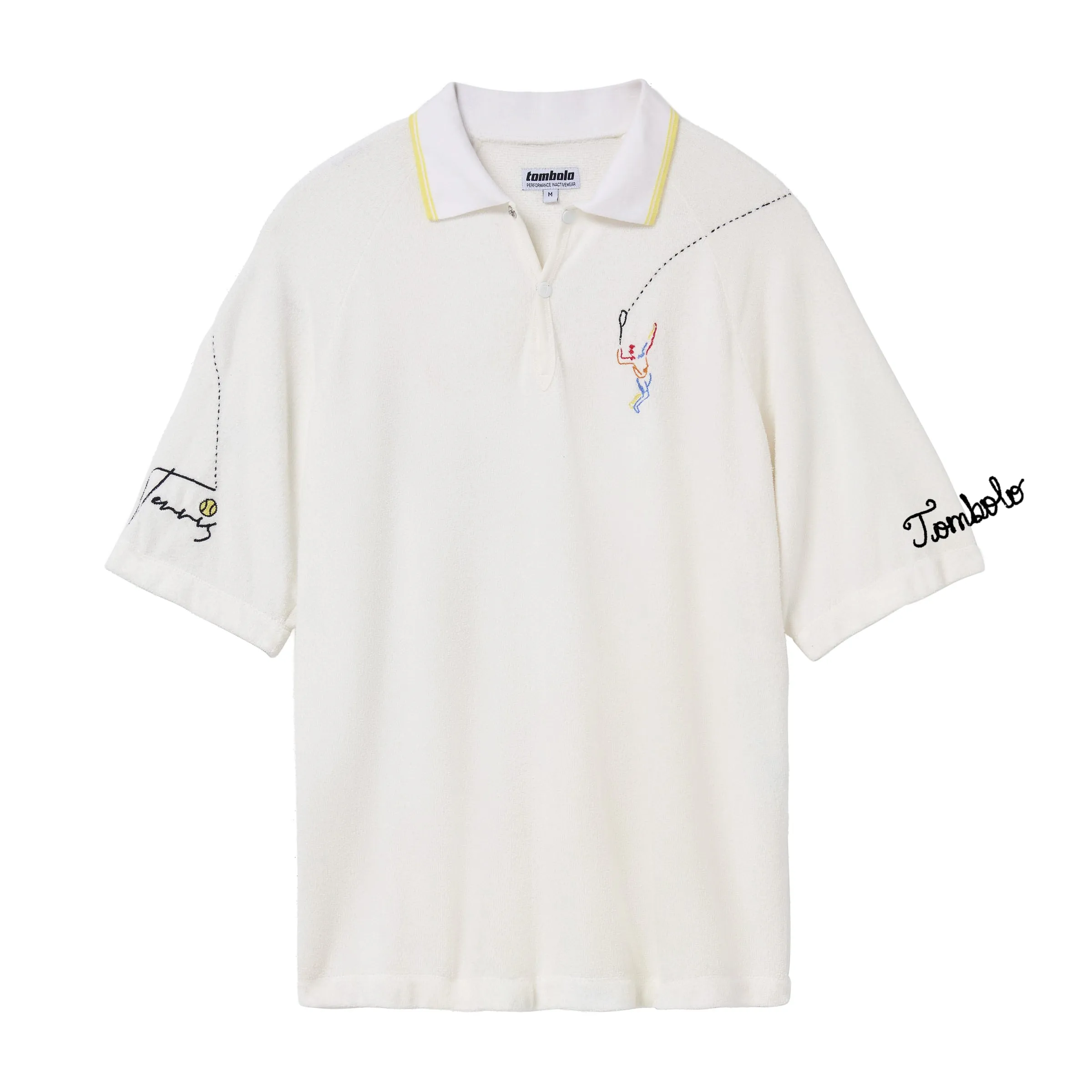Customizable Raglan Terry Polo (Tennis) sold by Tombolo product image thumbnail 3