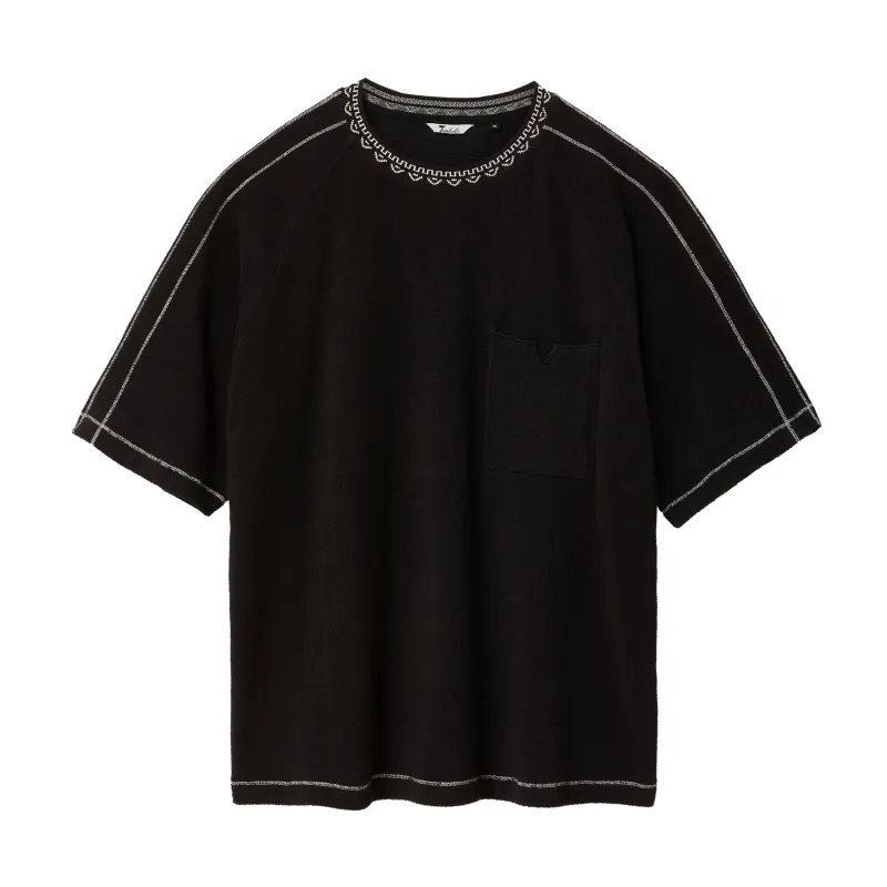 Raglan Terry Tee (Charcoal) made by Tombolo