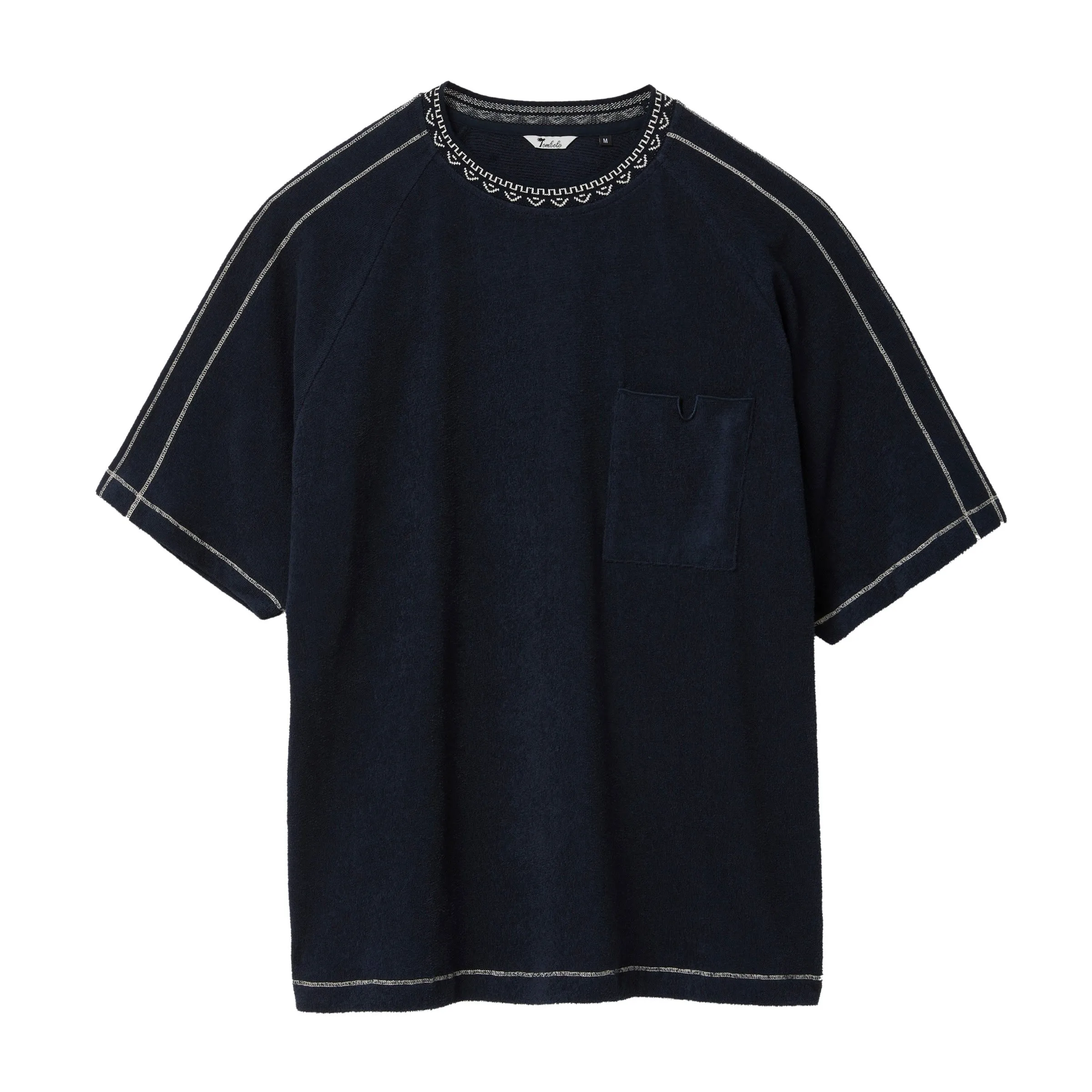 Raglan Terry Tee (Navy) sold by Tombolo
