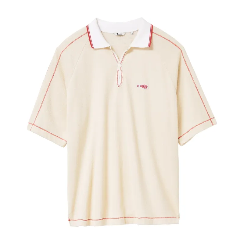 'Le Sirenuse' Guppy Raglan Terry Polo made by Tombolo