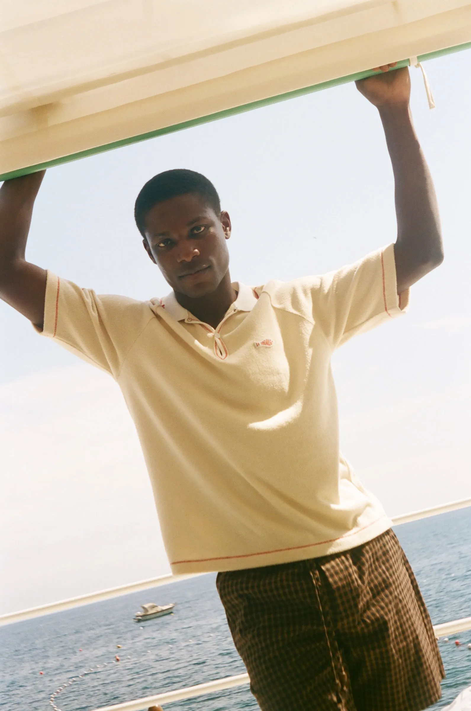 'Le Sirenuse' Guppy Raglan Terry Polo sold by Tombolo product image thumbnail 2