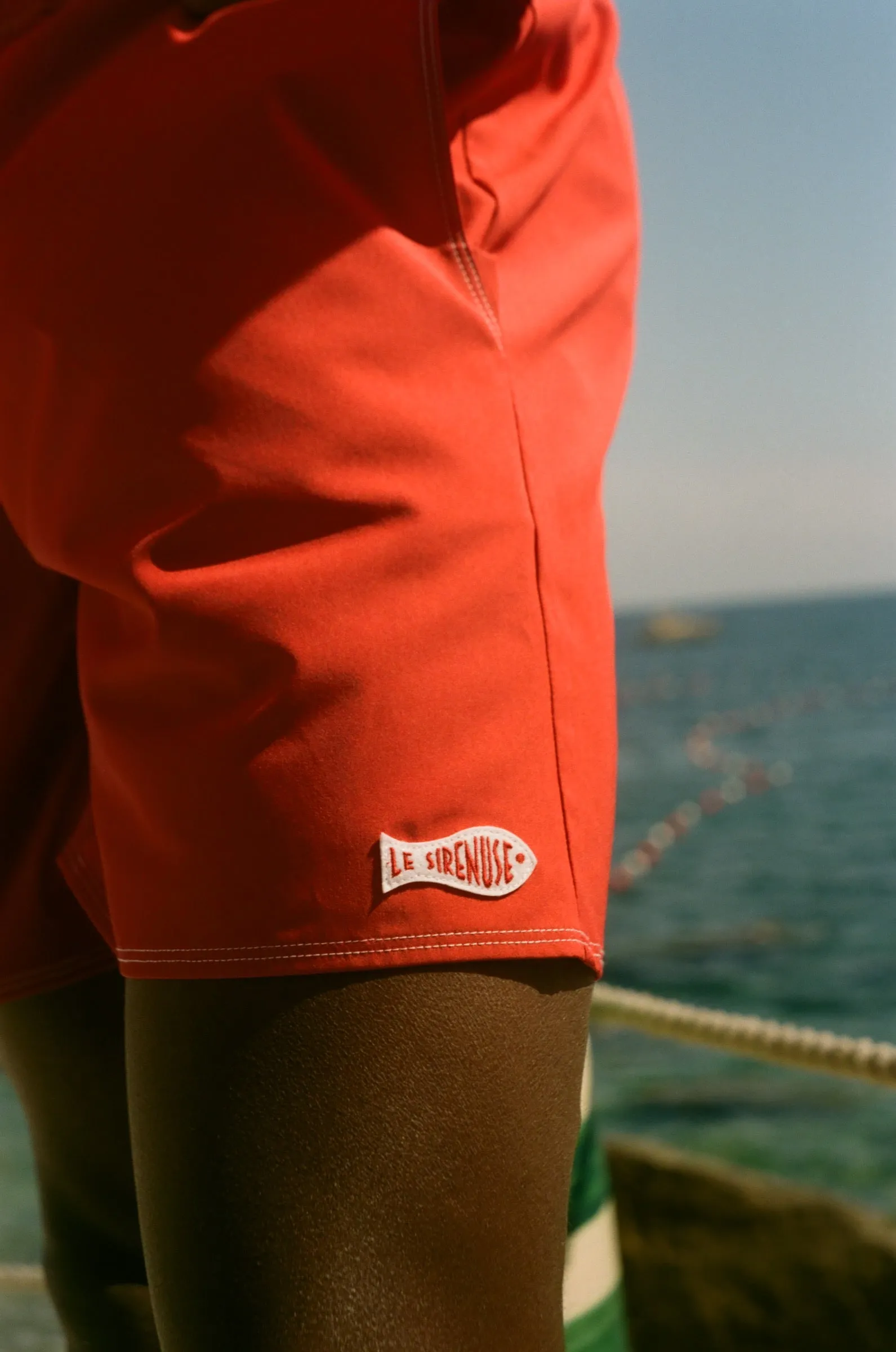'Le Sirenuse' Guppy Trunks (Red) sold by Tombolo product image thumbnail 3