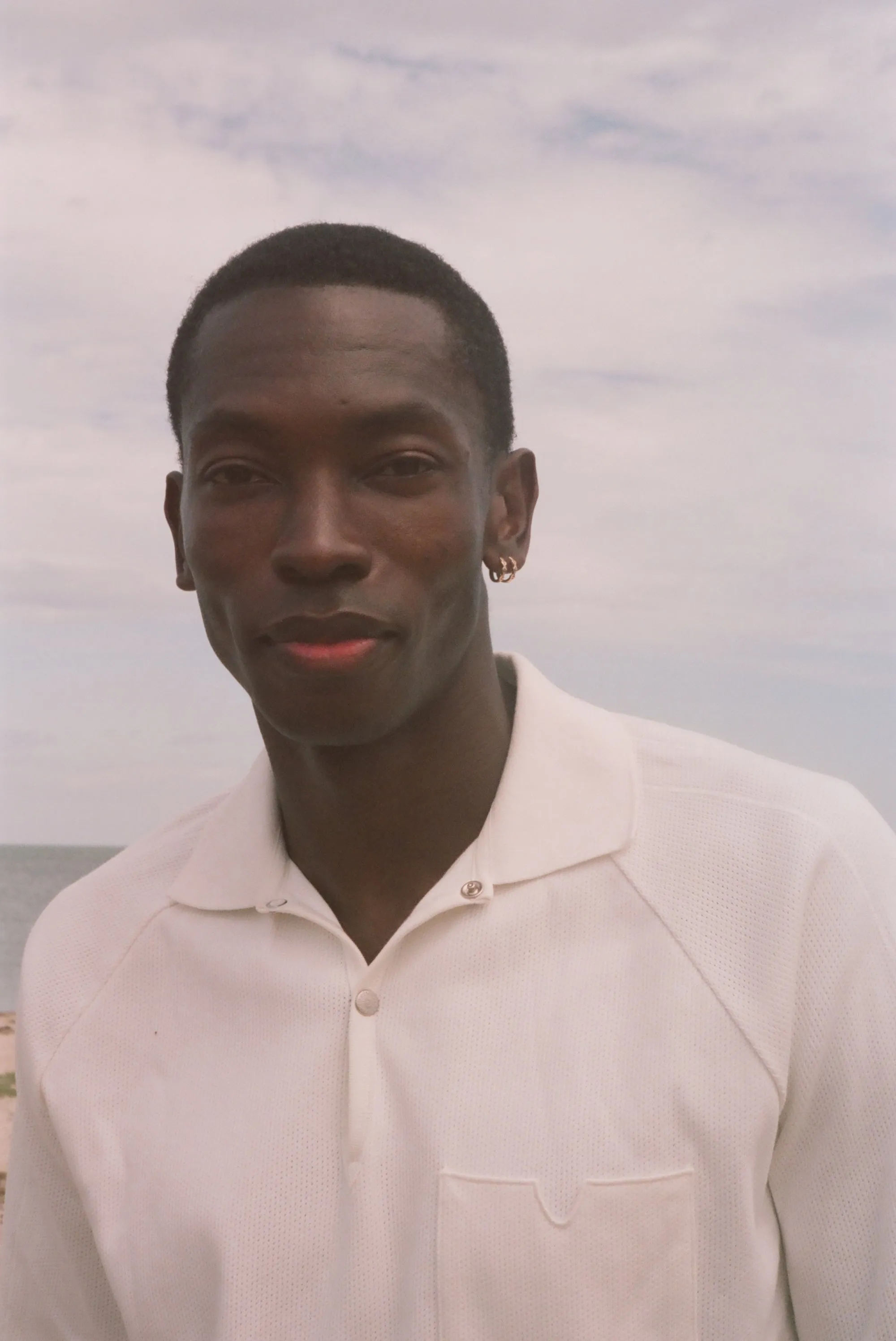 Raglan Mesh Polo (White) sold by Tombolo product image thumbnail 2