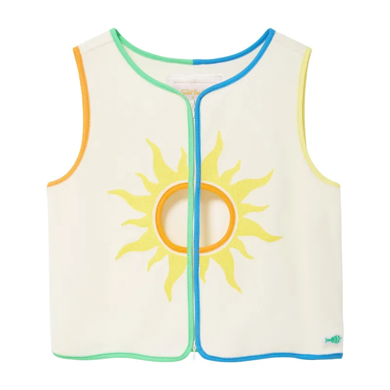‘Sunset Beach’ Hand Towel Top made by Tombolo