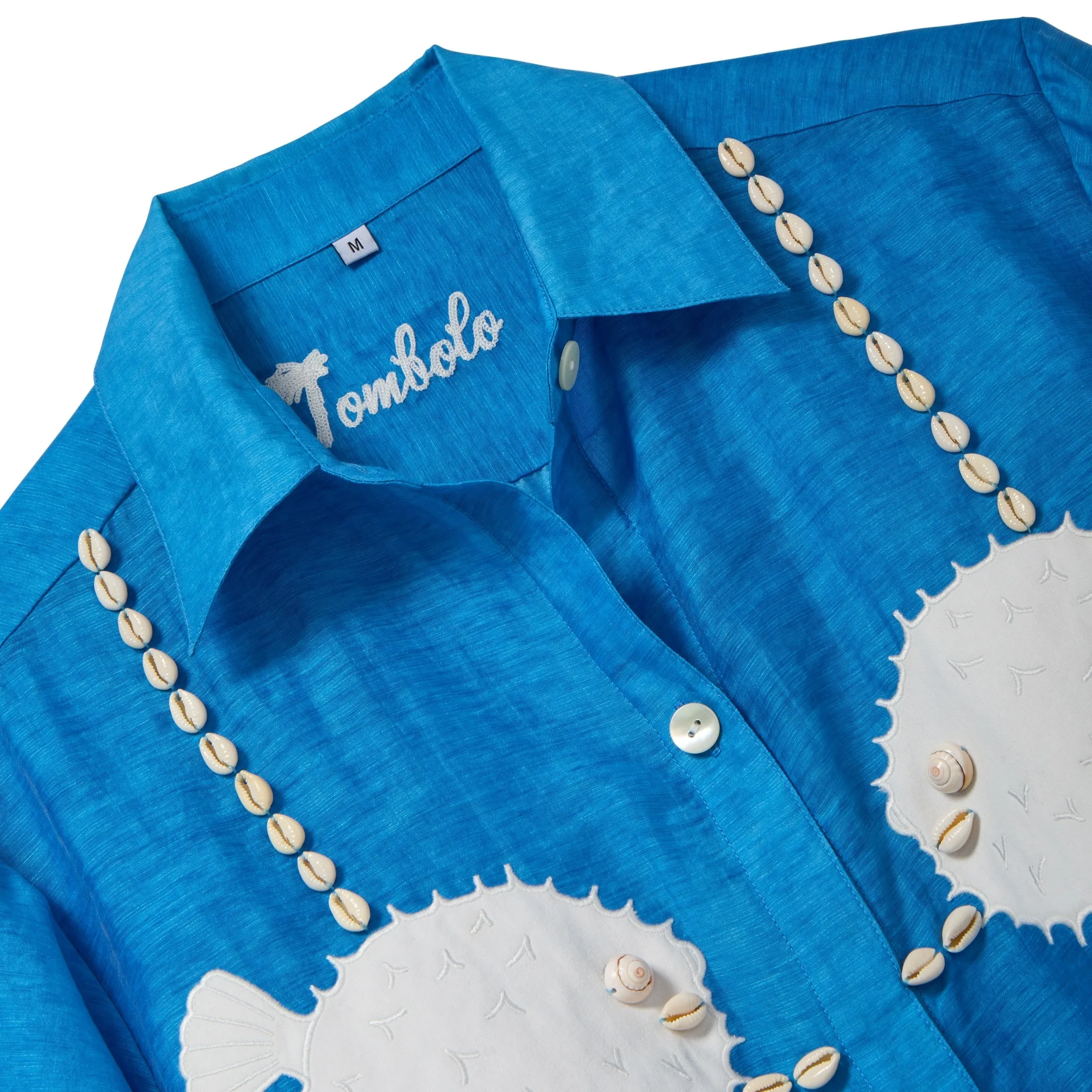 ‘Puff-Up Bra’ ~ Relaxed Crop Cut (Blue) sold by Tombolo product image thumbnail 3