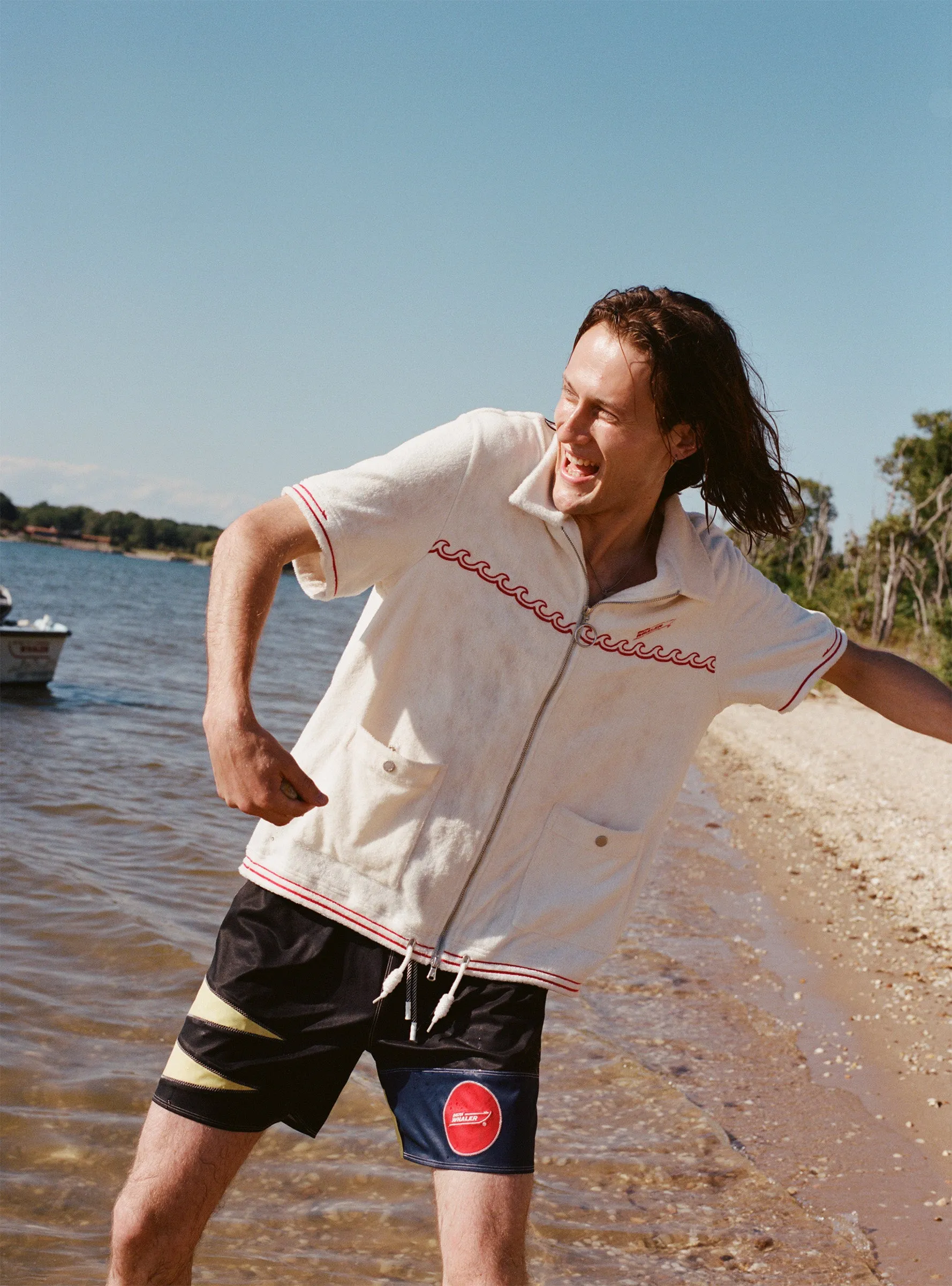 'Boston Whaler' Swim Trunks (Archive) sold by Tombolo product image thumbnail 5