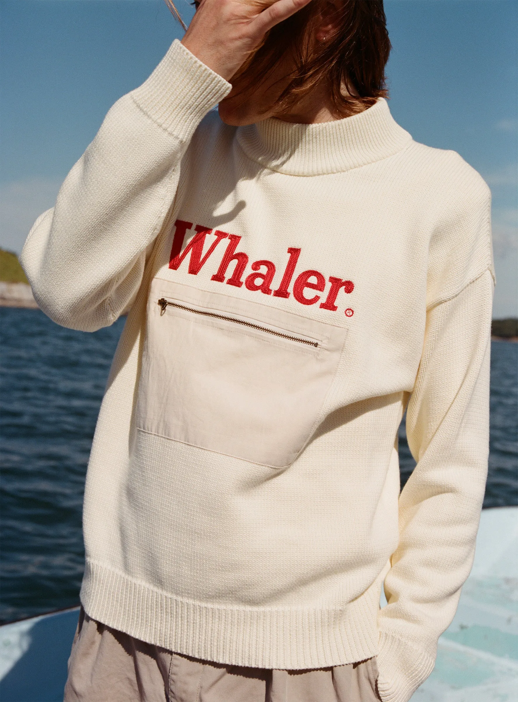 'Boston Whaler' Sweater sold by Tombolo product image thumbnail 4