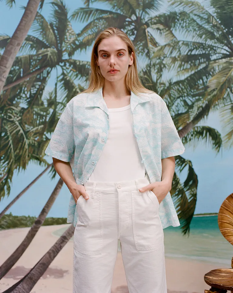 Voyager Shirt (Aqua Seersucker) sold by Tombolo product image thumbnail 4