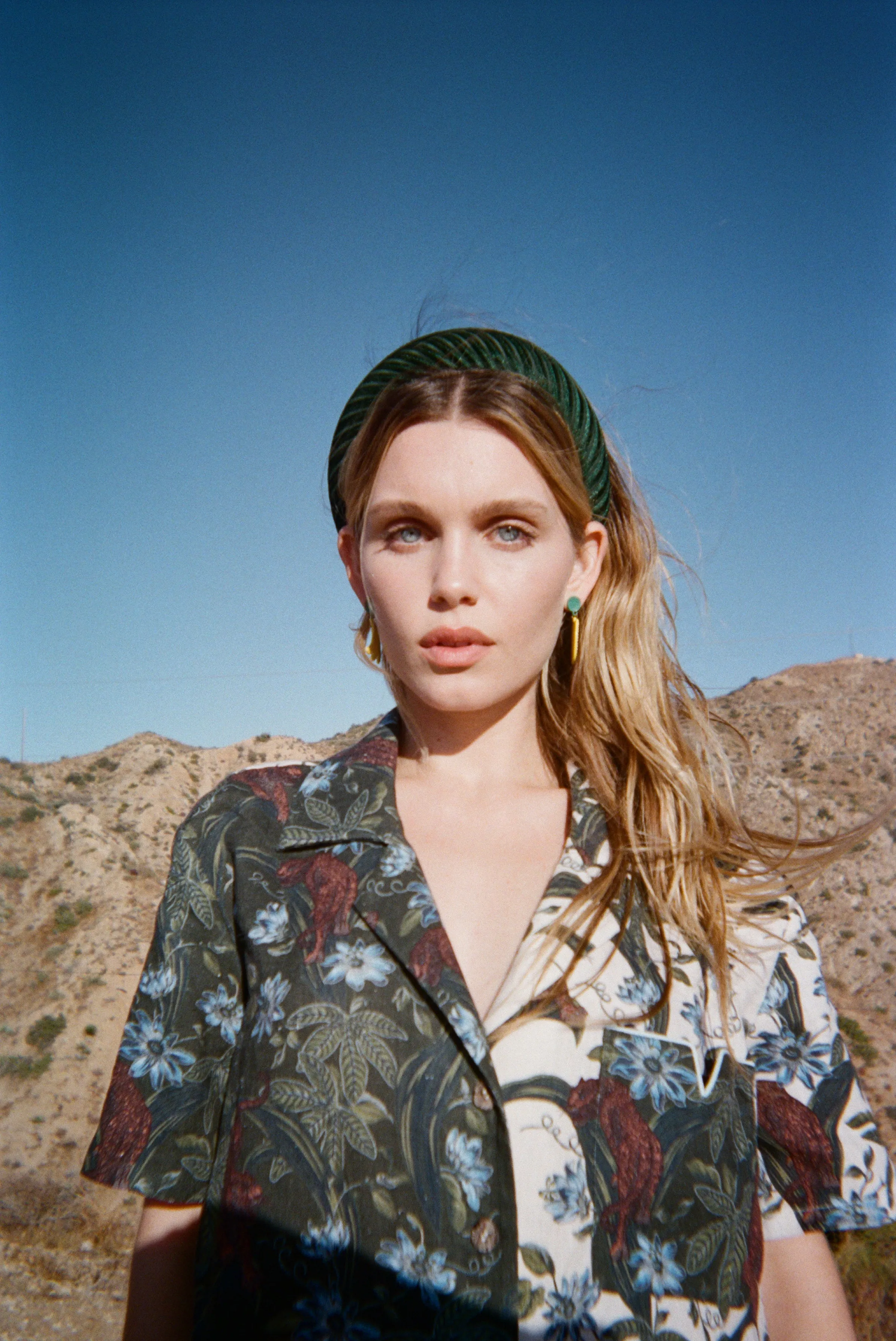 Lurking Jaguar ~ Crop Cut (Green / White Scramble) sold by Tombolo product image thumbnail 3