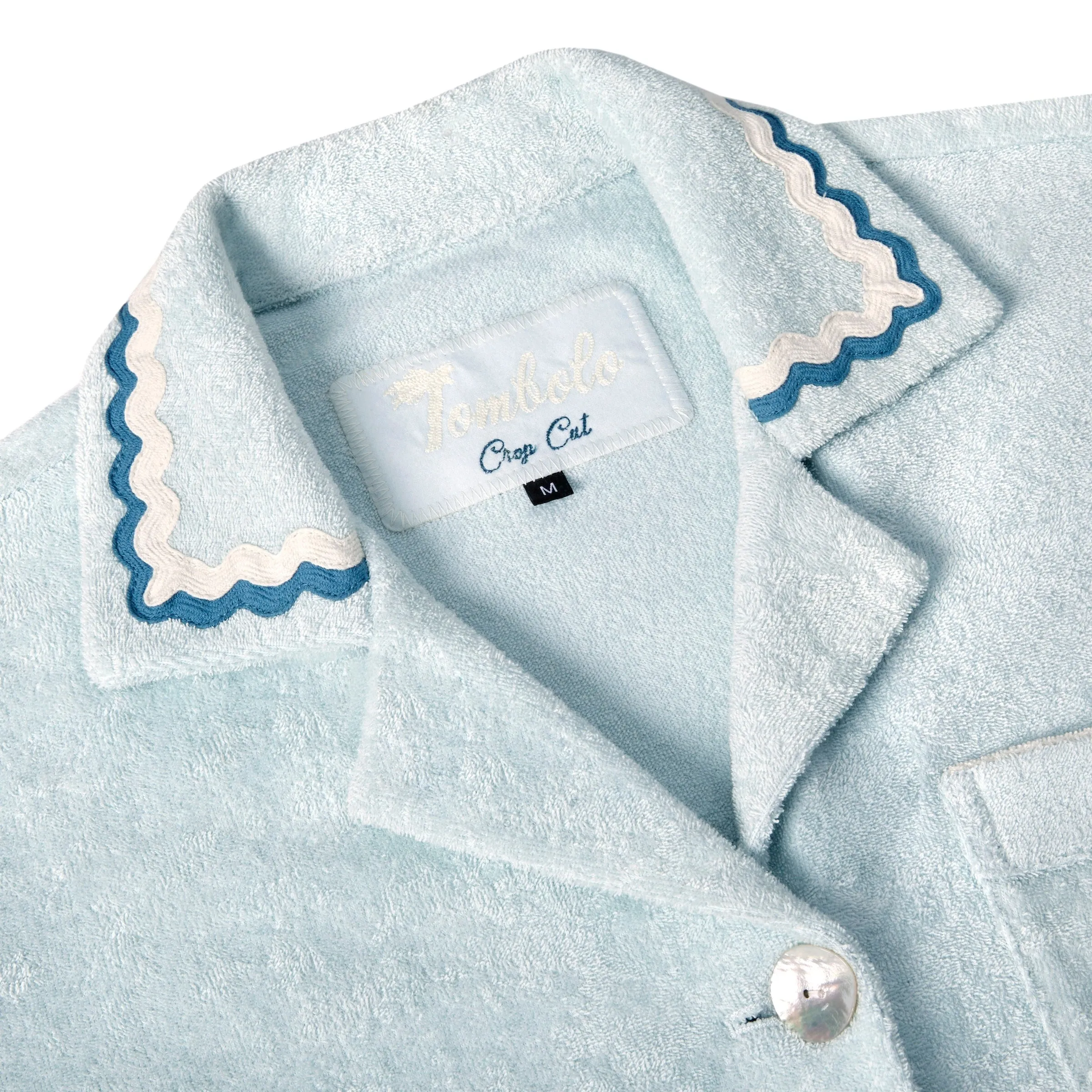'Rick Rack' Cabana ~ Crop Cut (Sky Blue) sold by Tombolo product image thumbnail 3