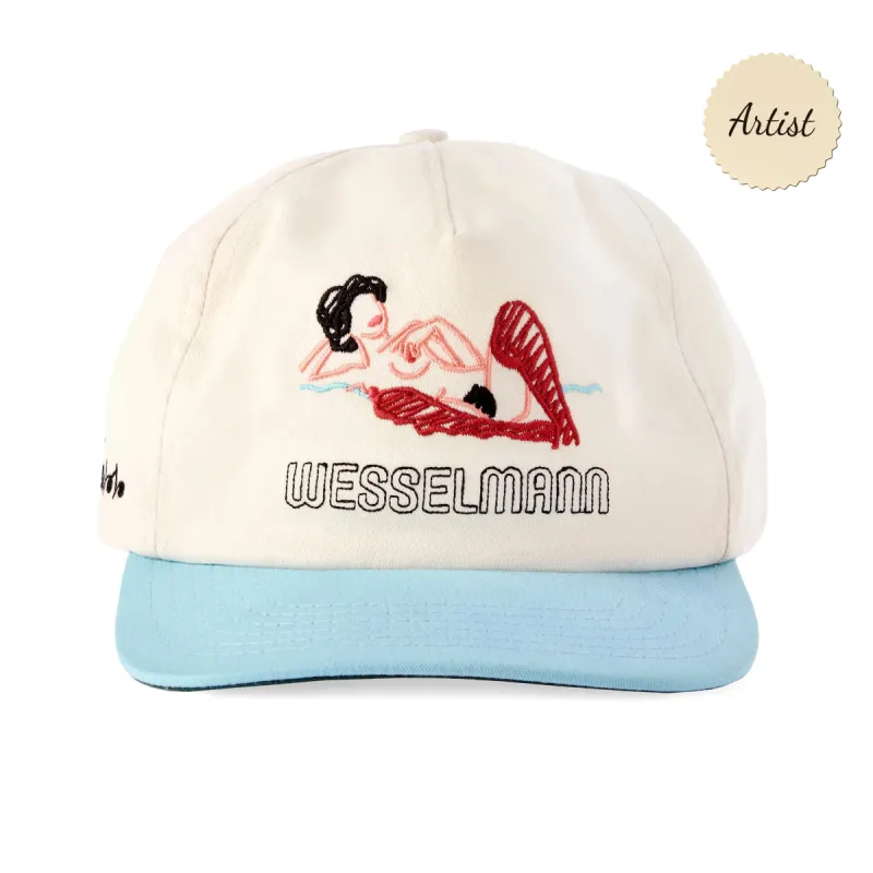 ‘Tom Wesselmann - Red Stockinged Nude' 5-Panel Souvenir Cap sold by Tombolo