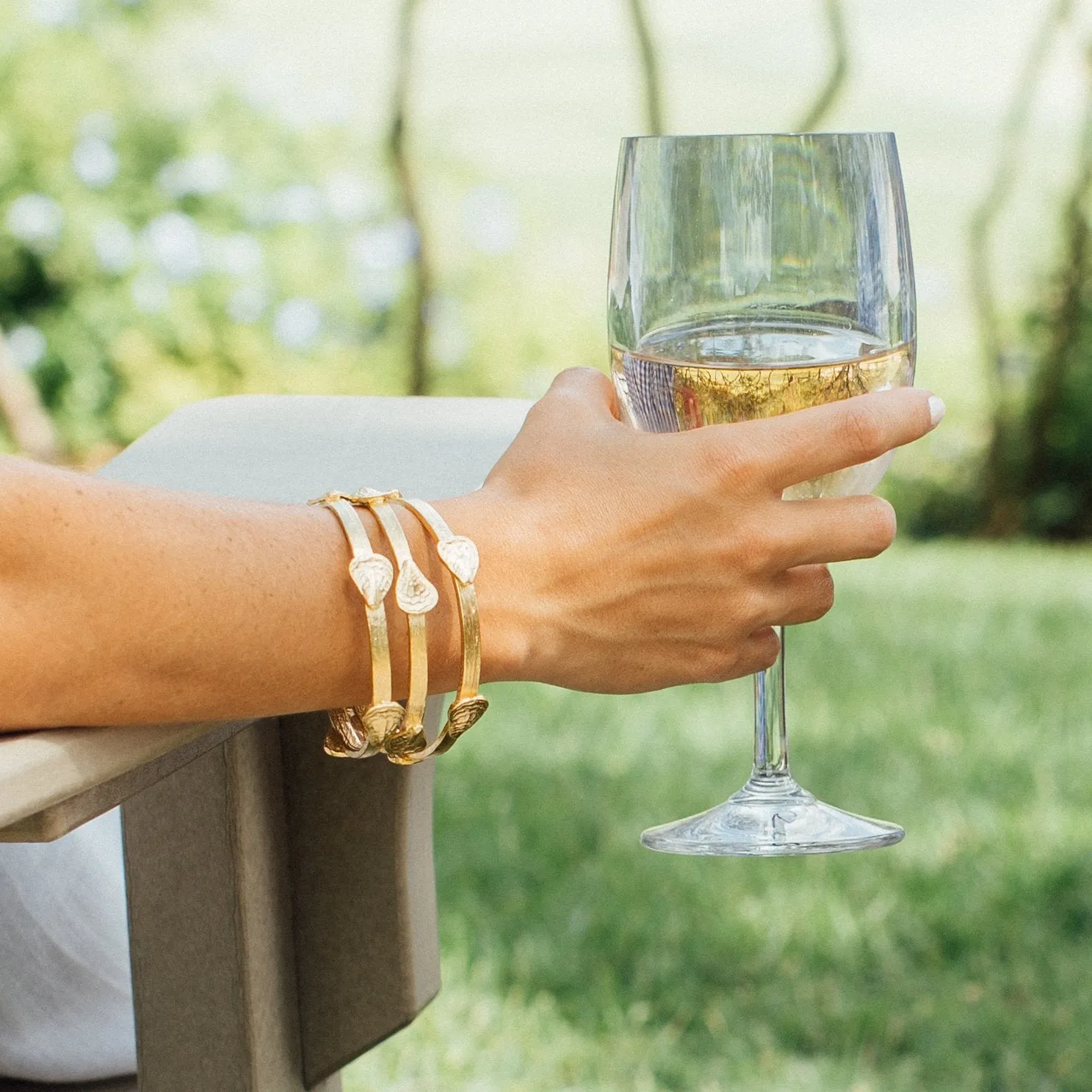 Oyster Bangle sold by Susan Shaw product image thumbnail 4