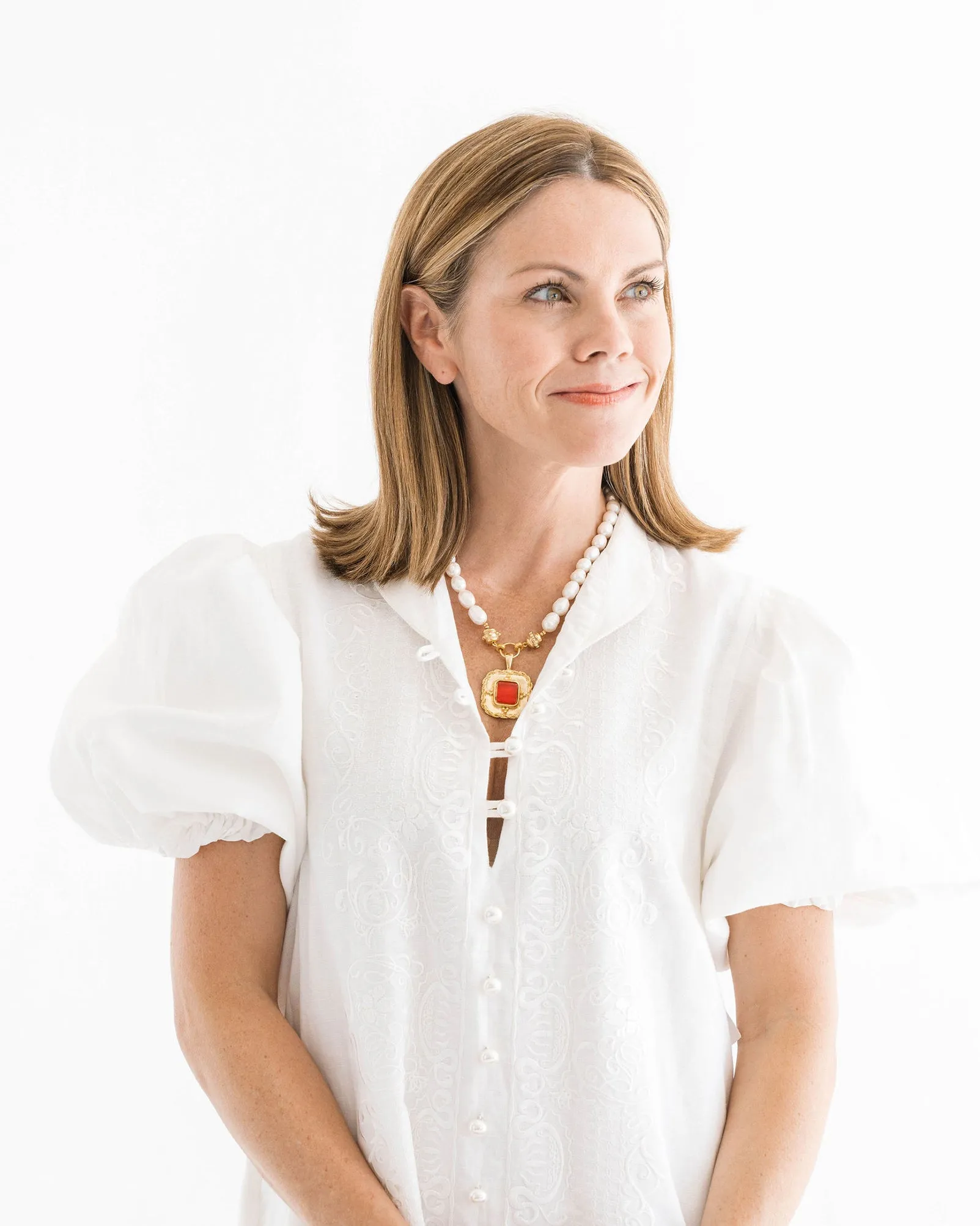 Madeline Pearl Necklace sold by Susan Shaw product image thumbnail 5