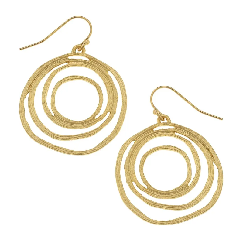 Swirl Cut Out Earrings sold by Susan Shaw