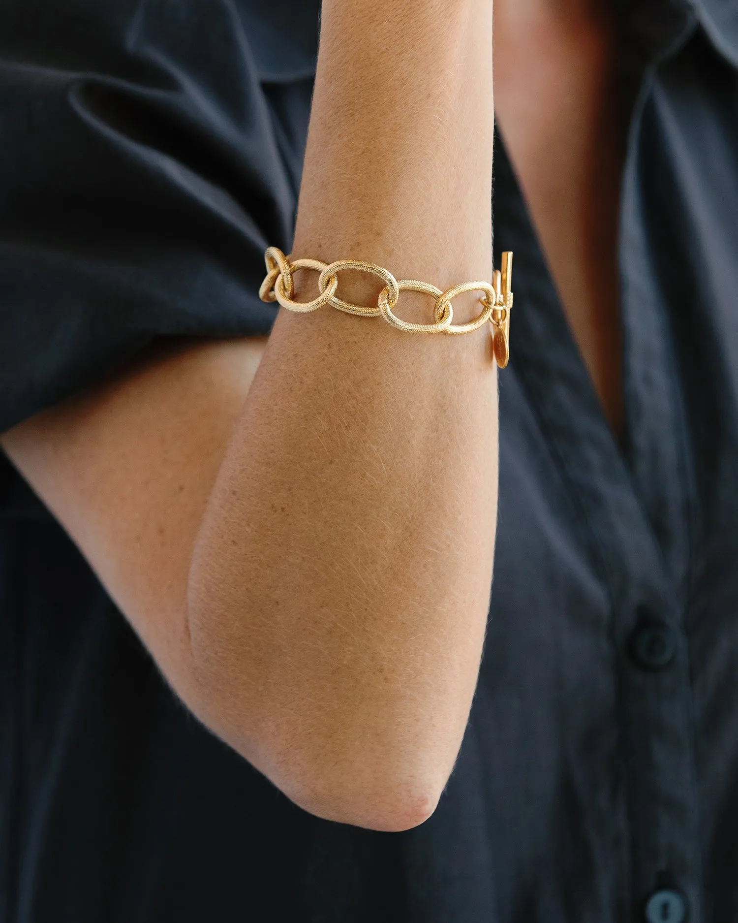 Loop Chain Bracelet sold by Susan Shaw product image thumbnail 4