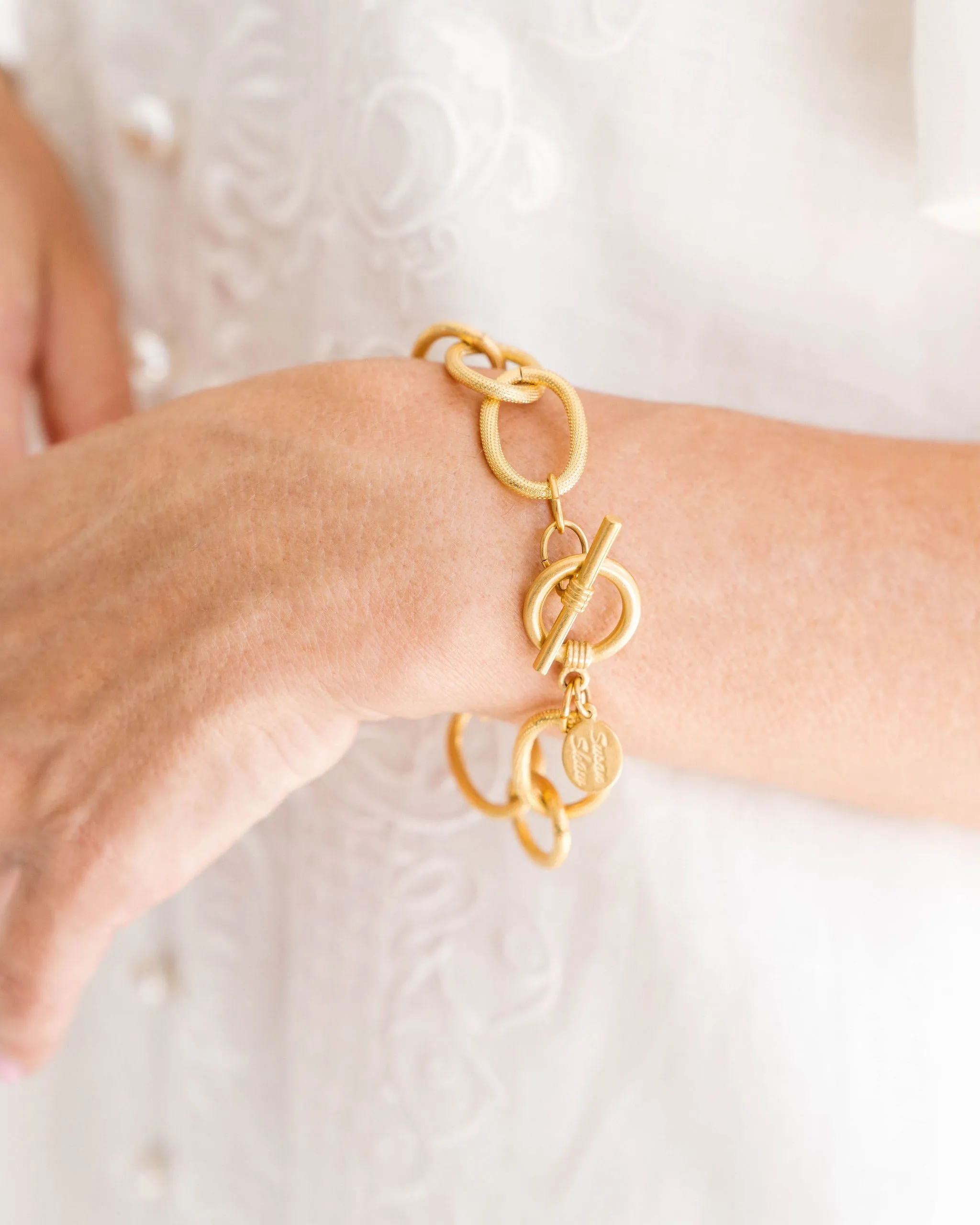 Loop Chain Bracelet sold by Susan Shaw product image thumbnail 3