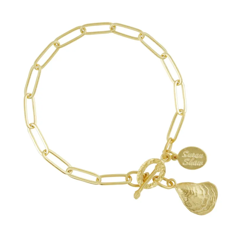 Oyster Paperclip Bracelet sold by Susan Shaw