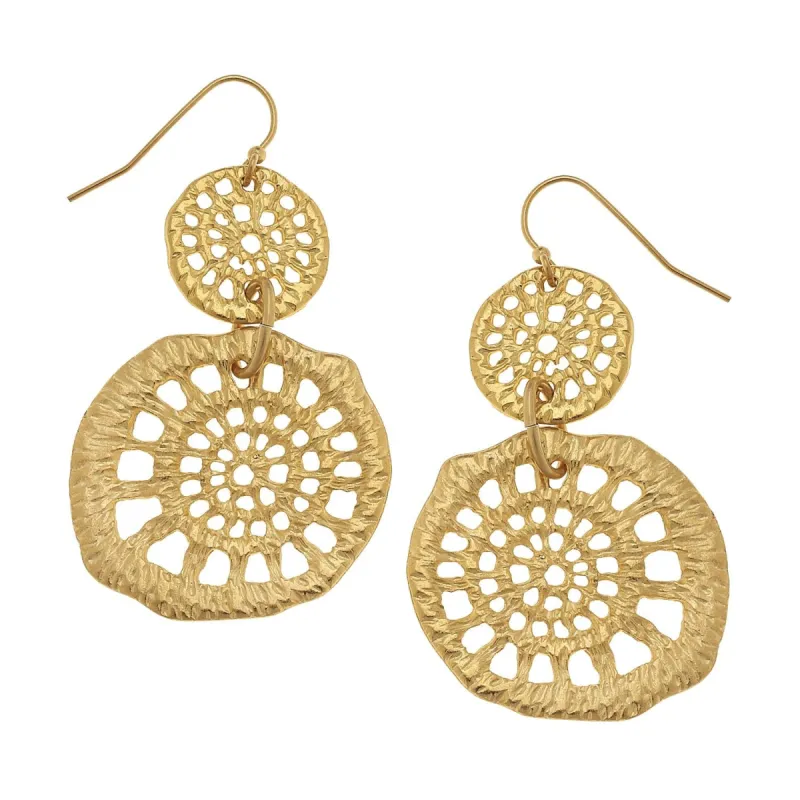 Lattice Filigree Earrings sold by Susan Shaw